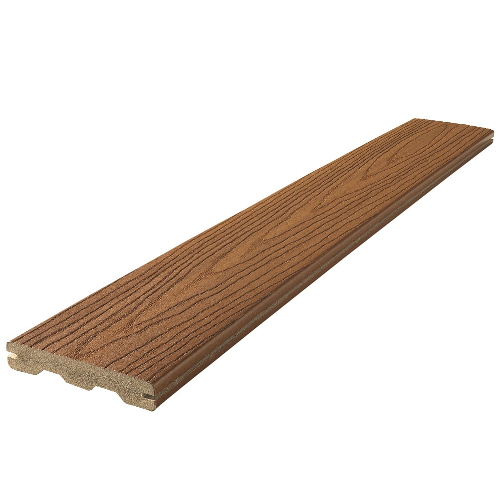 Fiberon 10208 Good Life 1-in x 5-1/4-in x 16-ft Tuscan Villa Grooved Composite Deck board