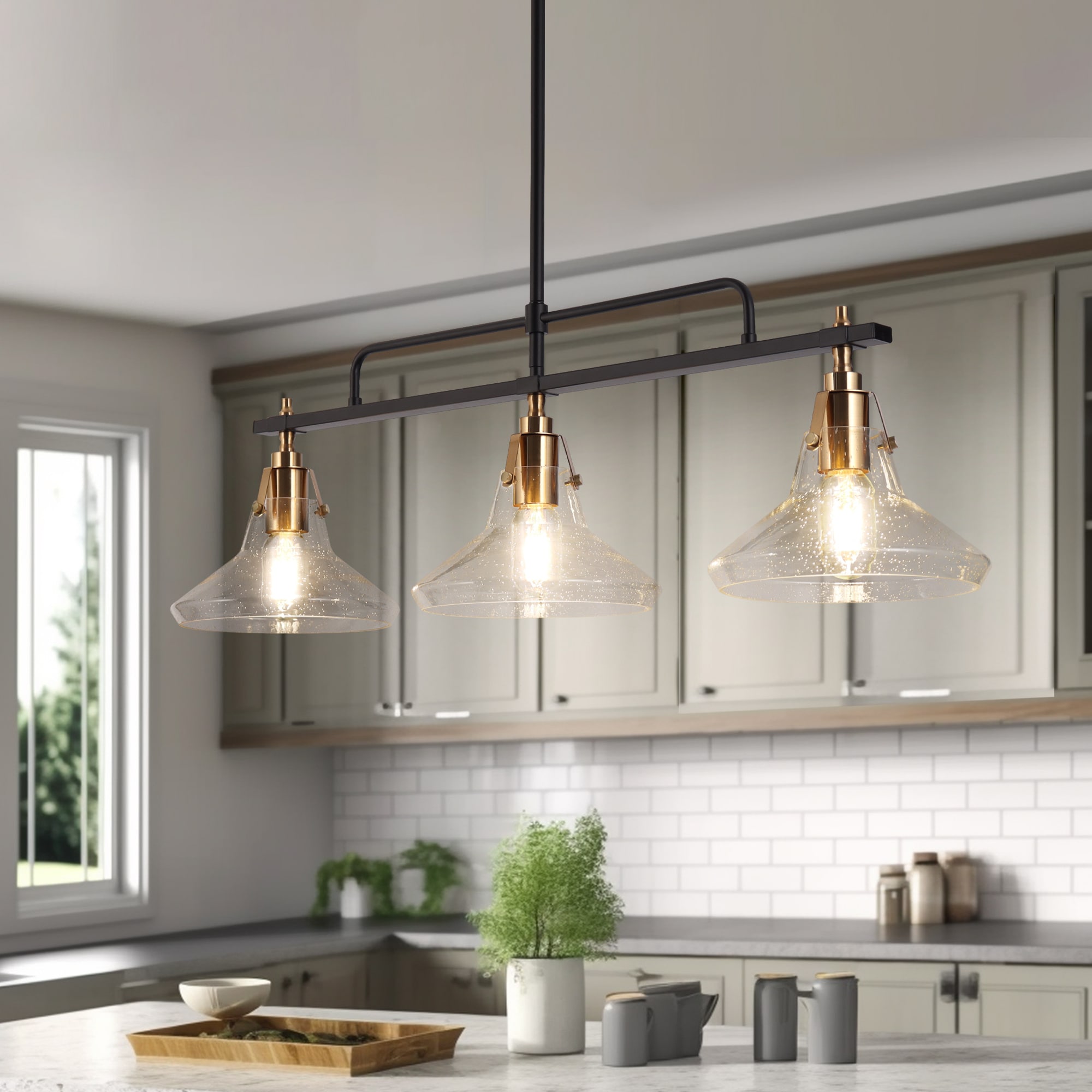 ZEVNI L37FBYIJW35H3SP8 Kasper 3 -Light Matte Black Modern/contemporary For Use in Dining Rooms, Kitchens, Living Rooms Chandelier