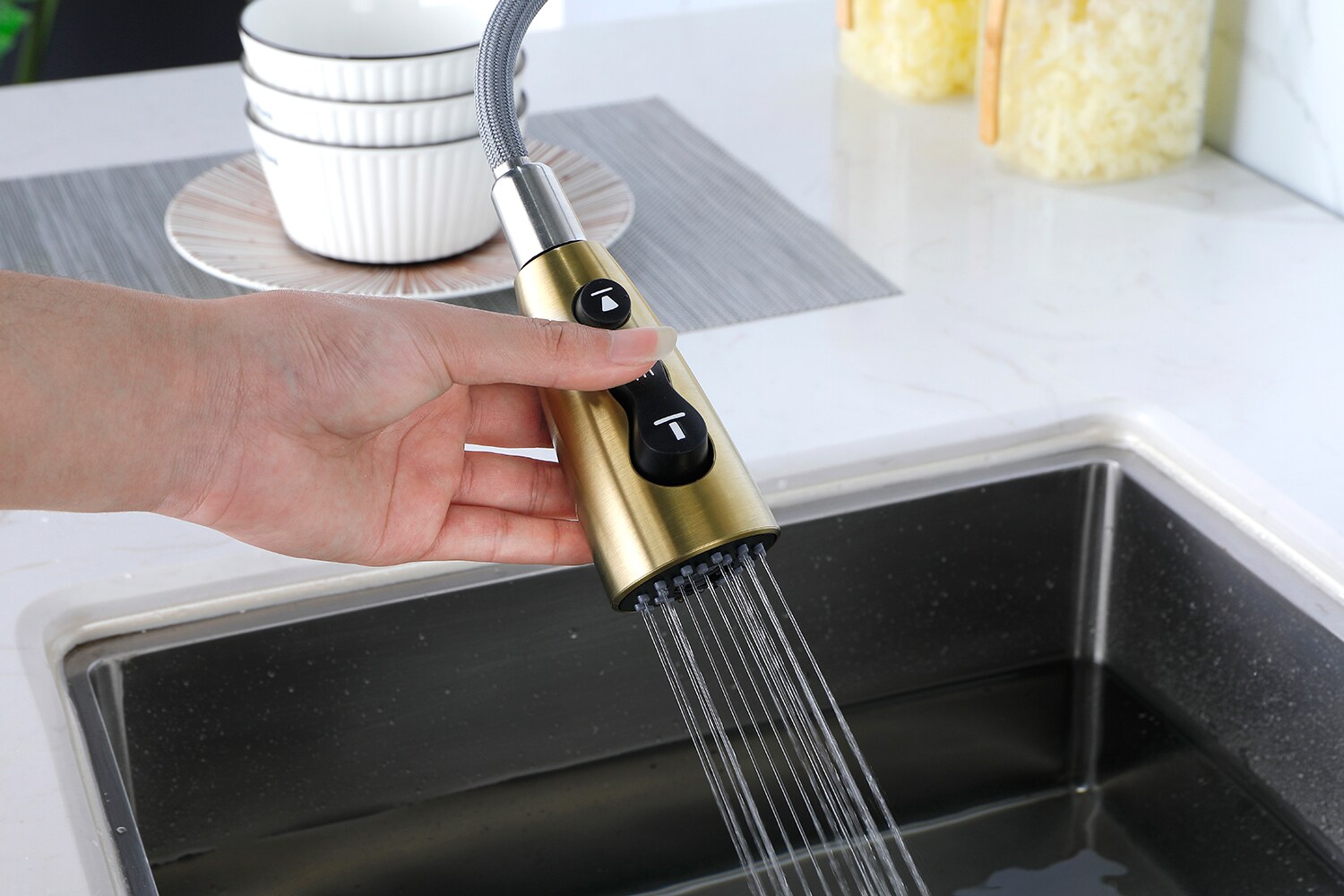 LUCKY ONE LO-DJ517333P Kitchen-Faucets - View #5