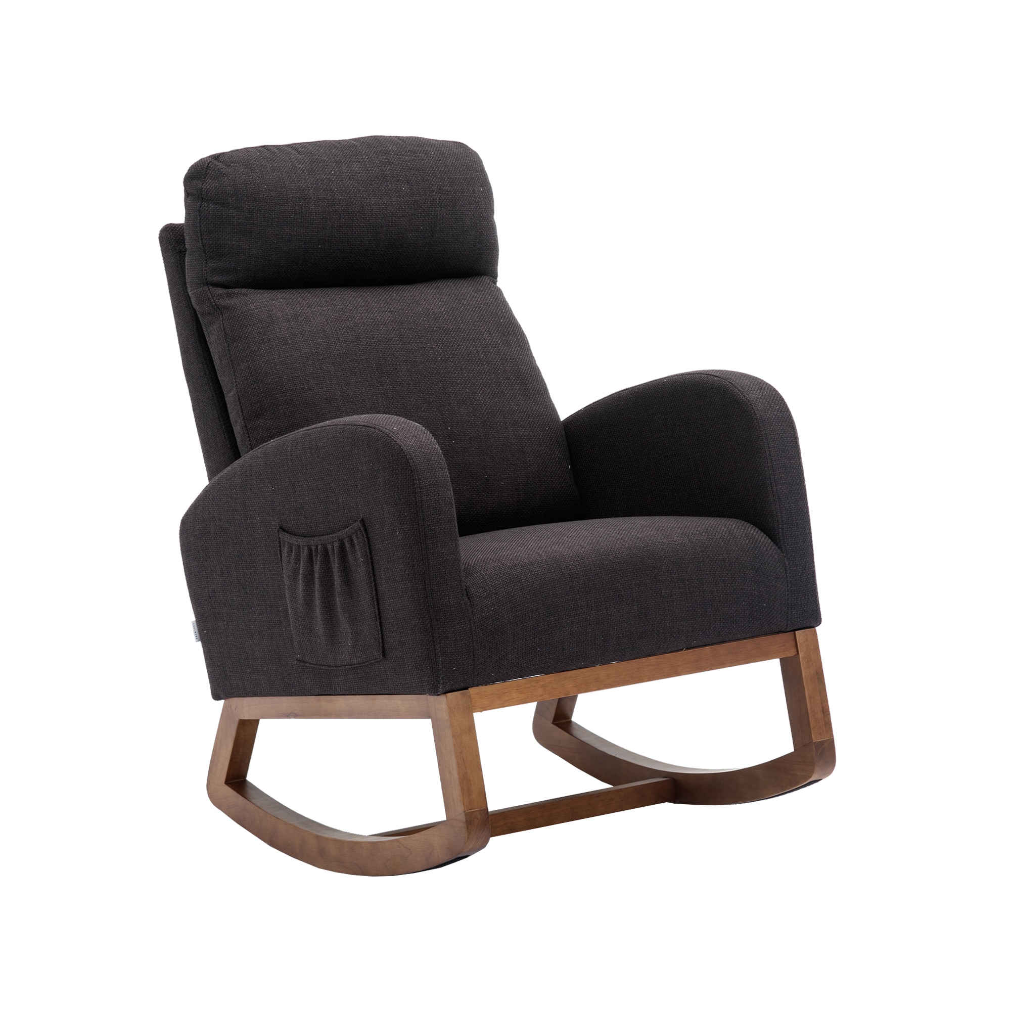 Damerin CXZ-07 Modern Black Rocking Chair