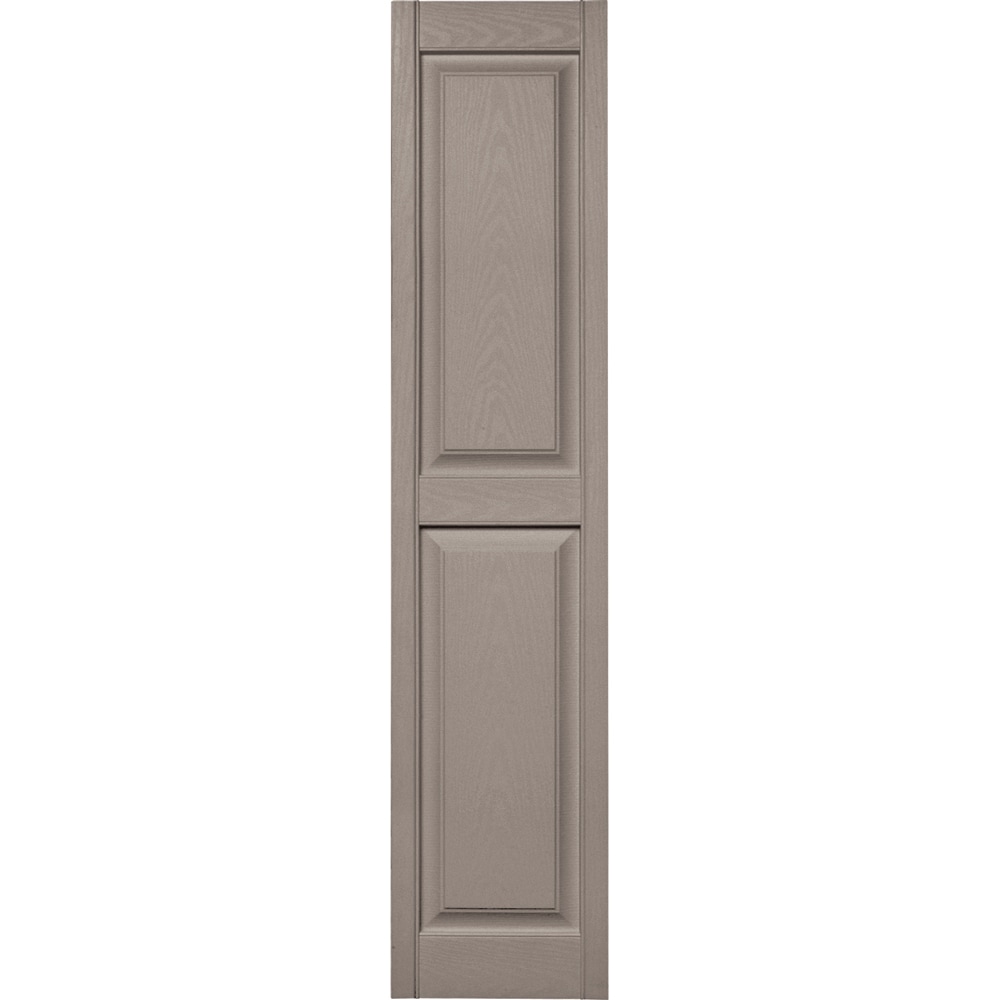 Vantage V4711467008 14.875-in W x 67.125-in H Clay Raised panel Exterior Shutters ( 1 -Pack )