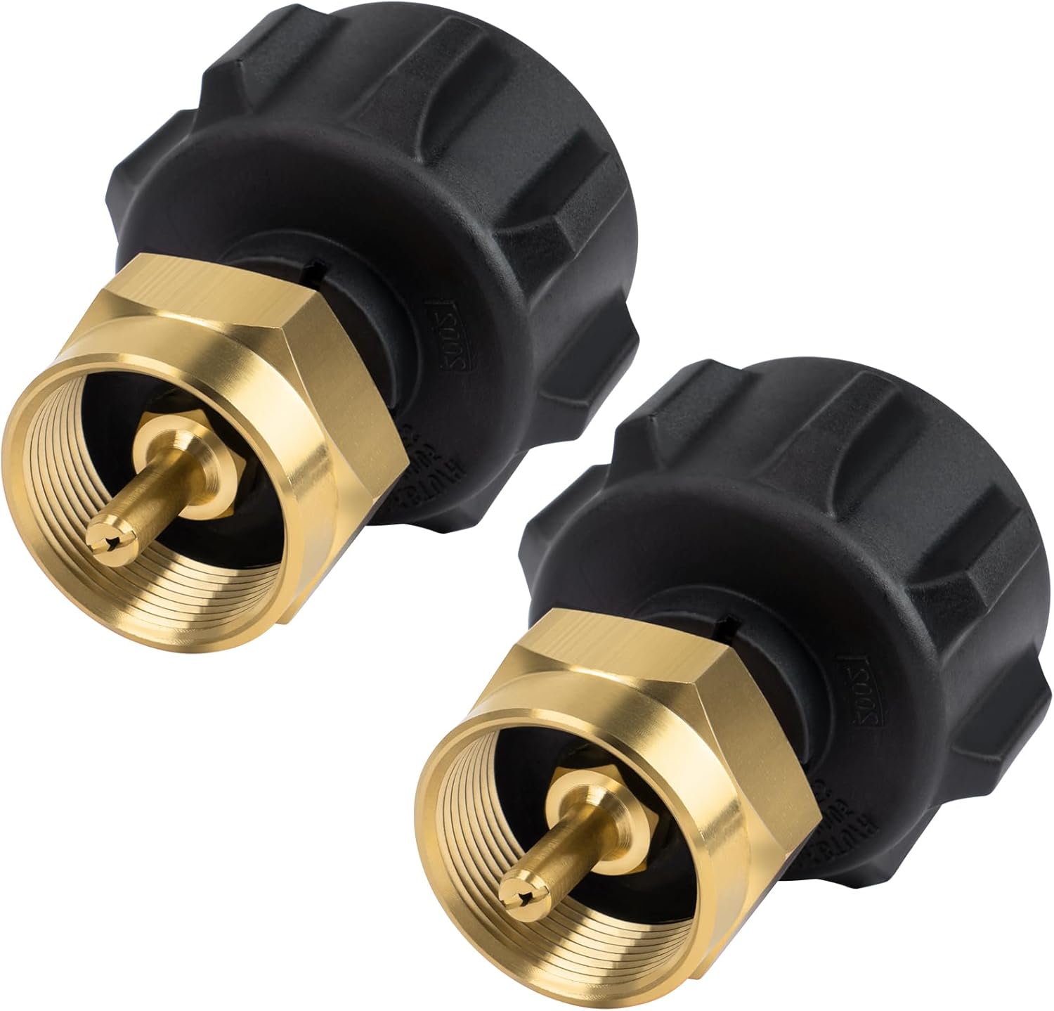 Gaspro - Propane Refill Adapter Fill 1 Pound Bottles from 20 lb Tank Easy to Use Solid Brass with...