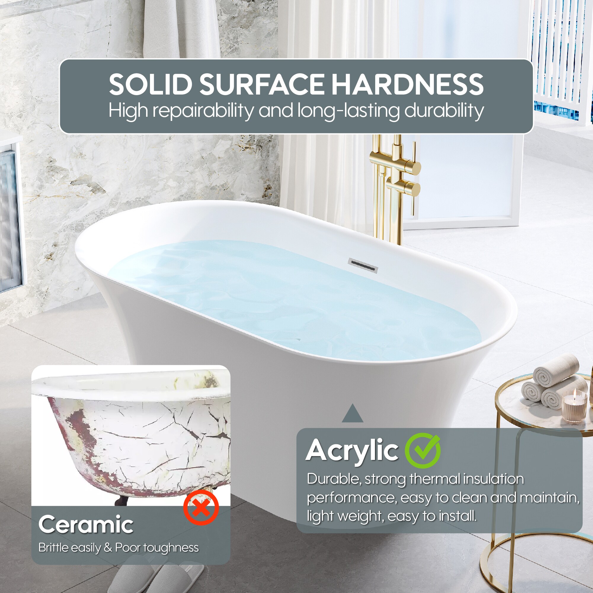 Forclover TUW-AT150 bathtubs - View #4