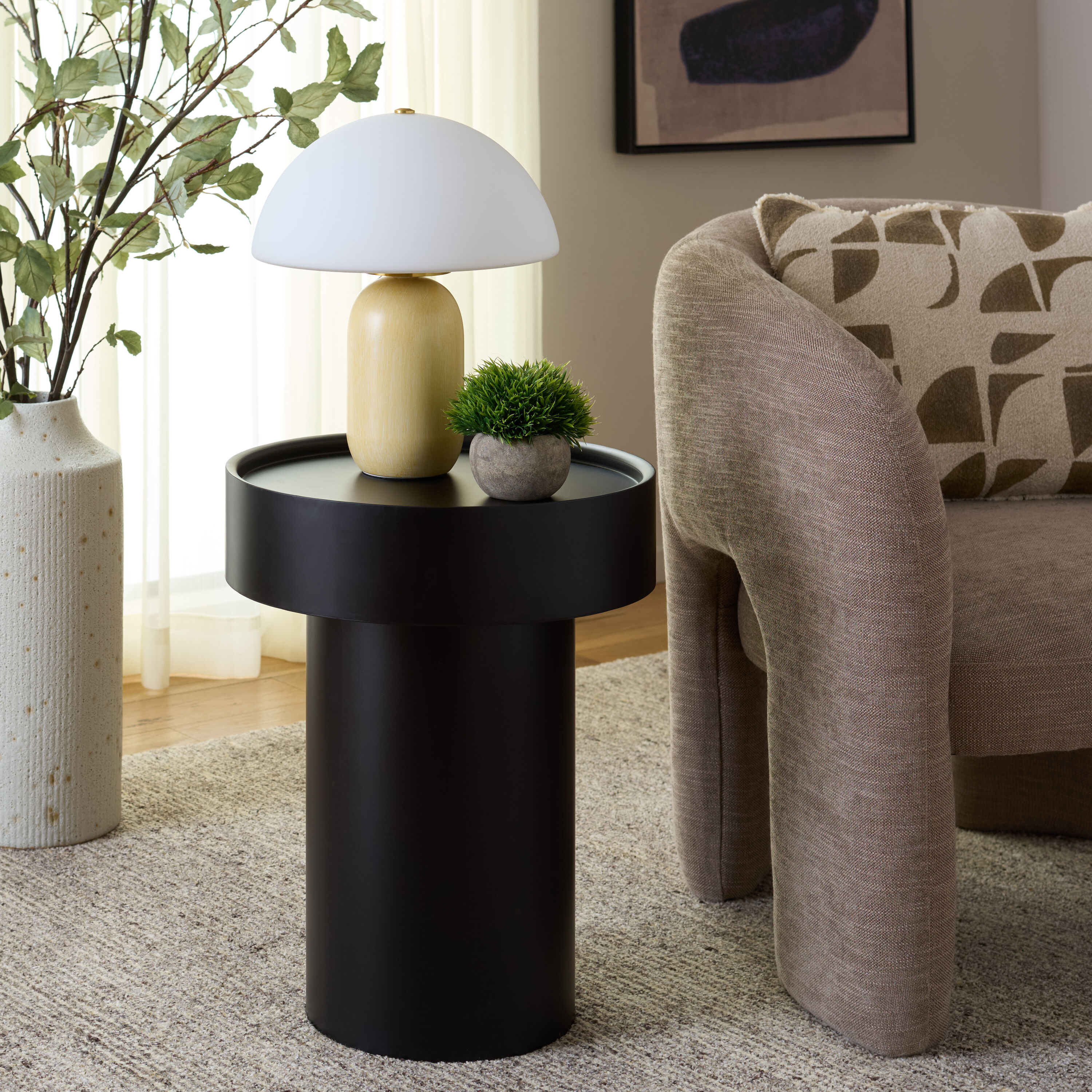 Modern Powder Coating Accent Table Set