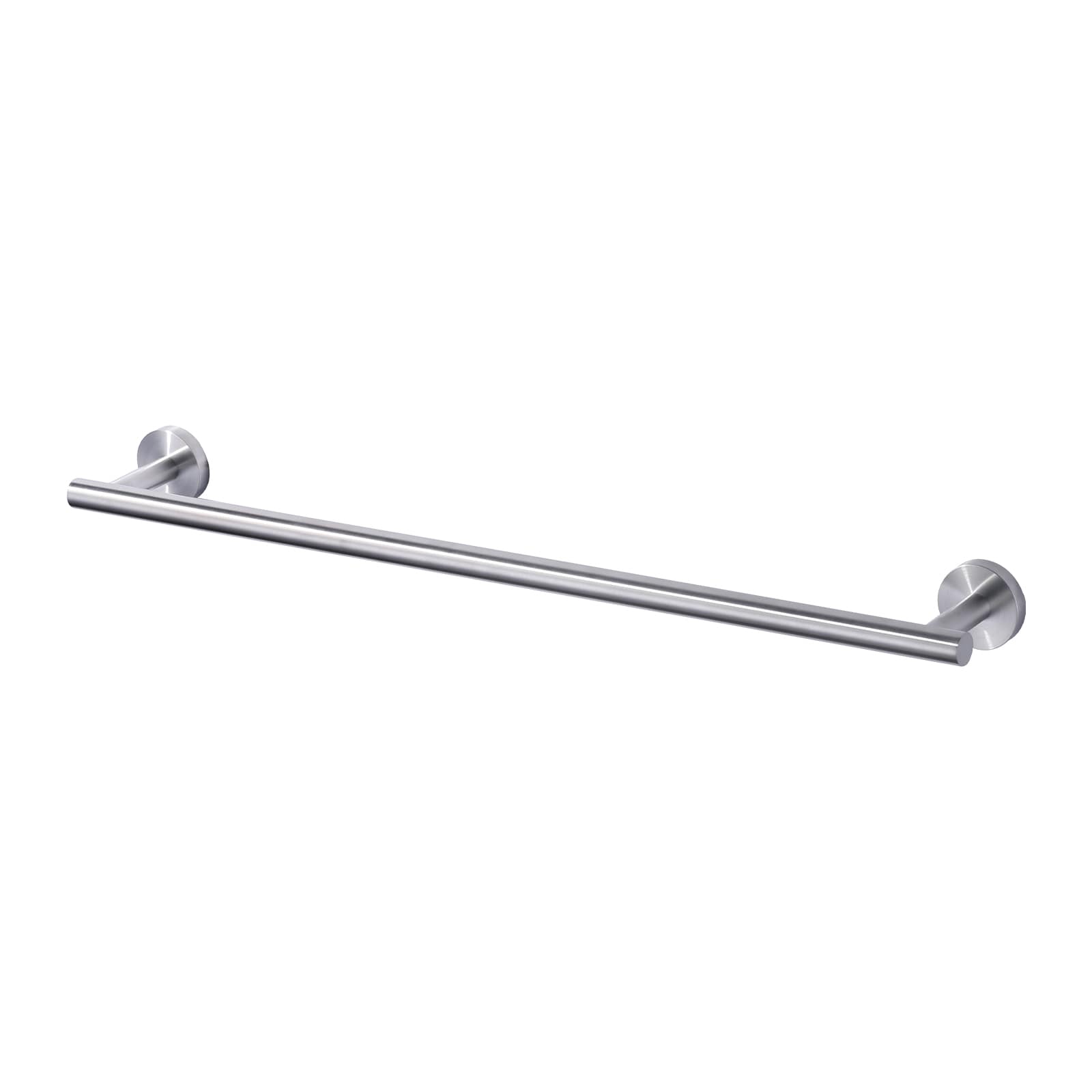 WOWOW 24-in Brushed Nickel Wall Mount Single Towel Bar in the Towel Bars  department at