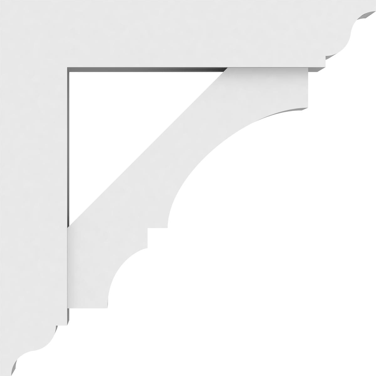 Ekena Millwork BKTP03X14X14BOA01 Exterior-Brackets-Braces - View #3