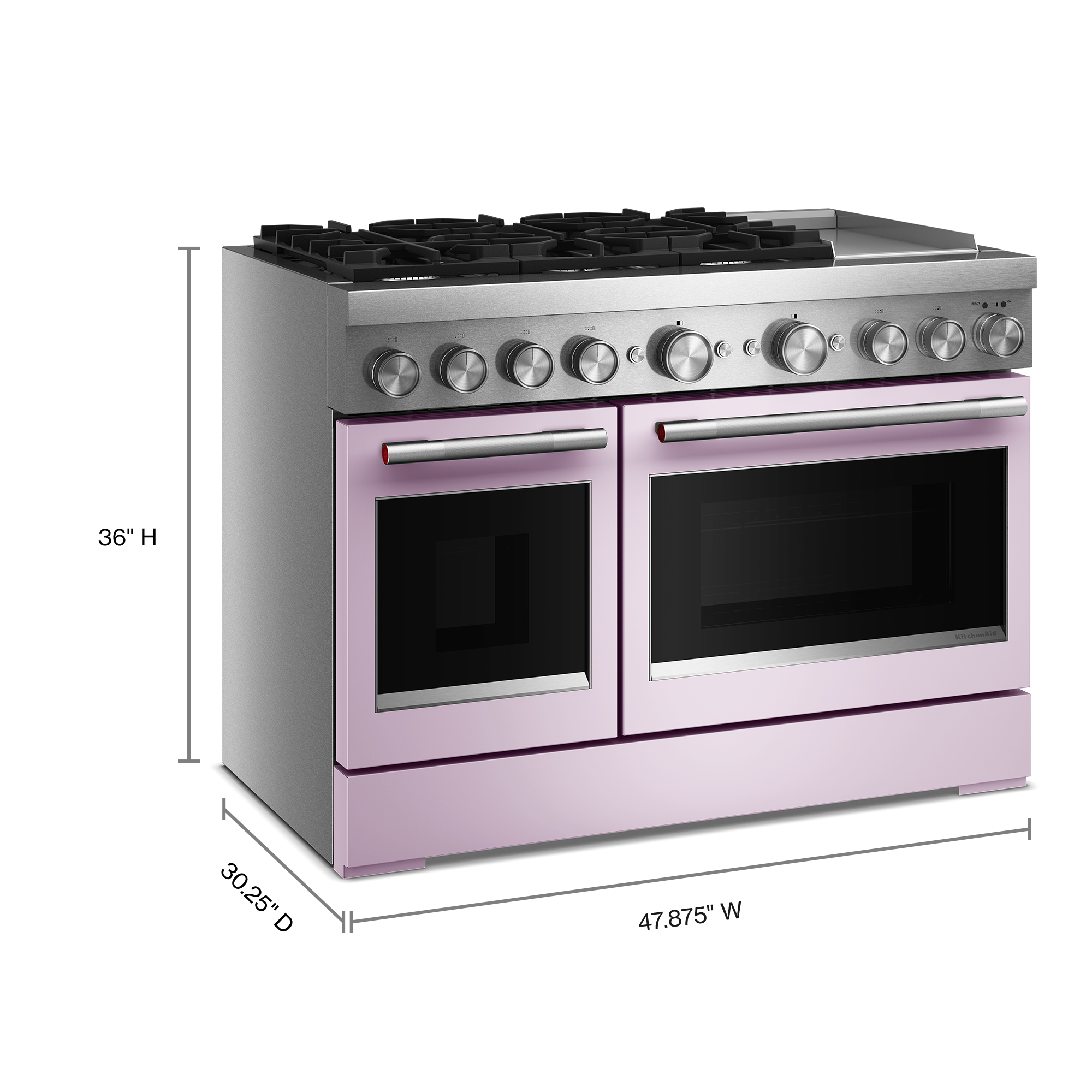 KitchenAid KFDD948SWF Double-Dual-Fuel-Ranges - View #2