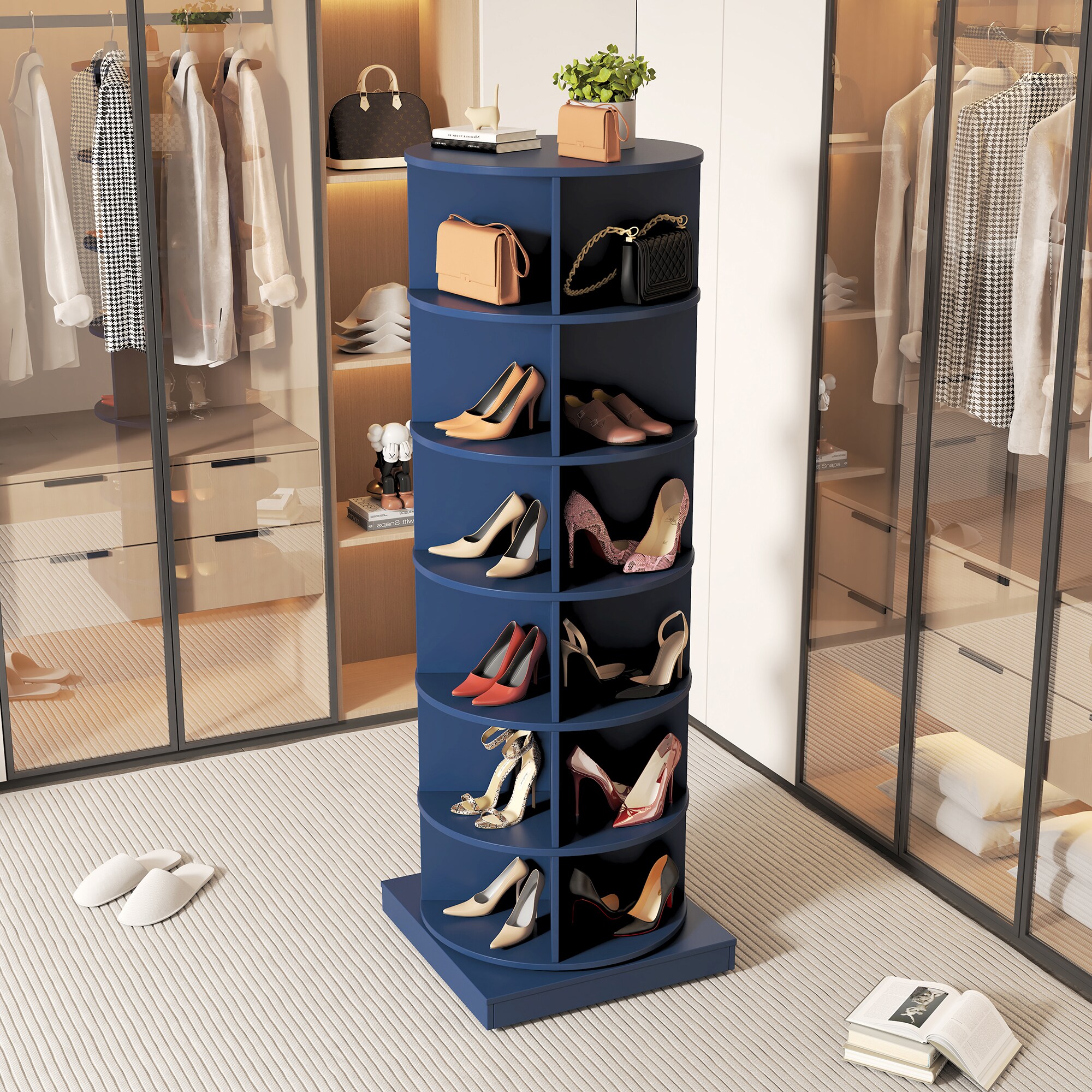 SINOFURN SYC080005BL Shoe-Racks - View #2