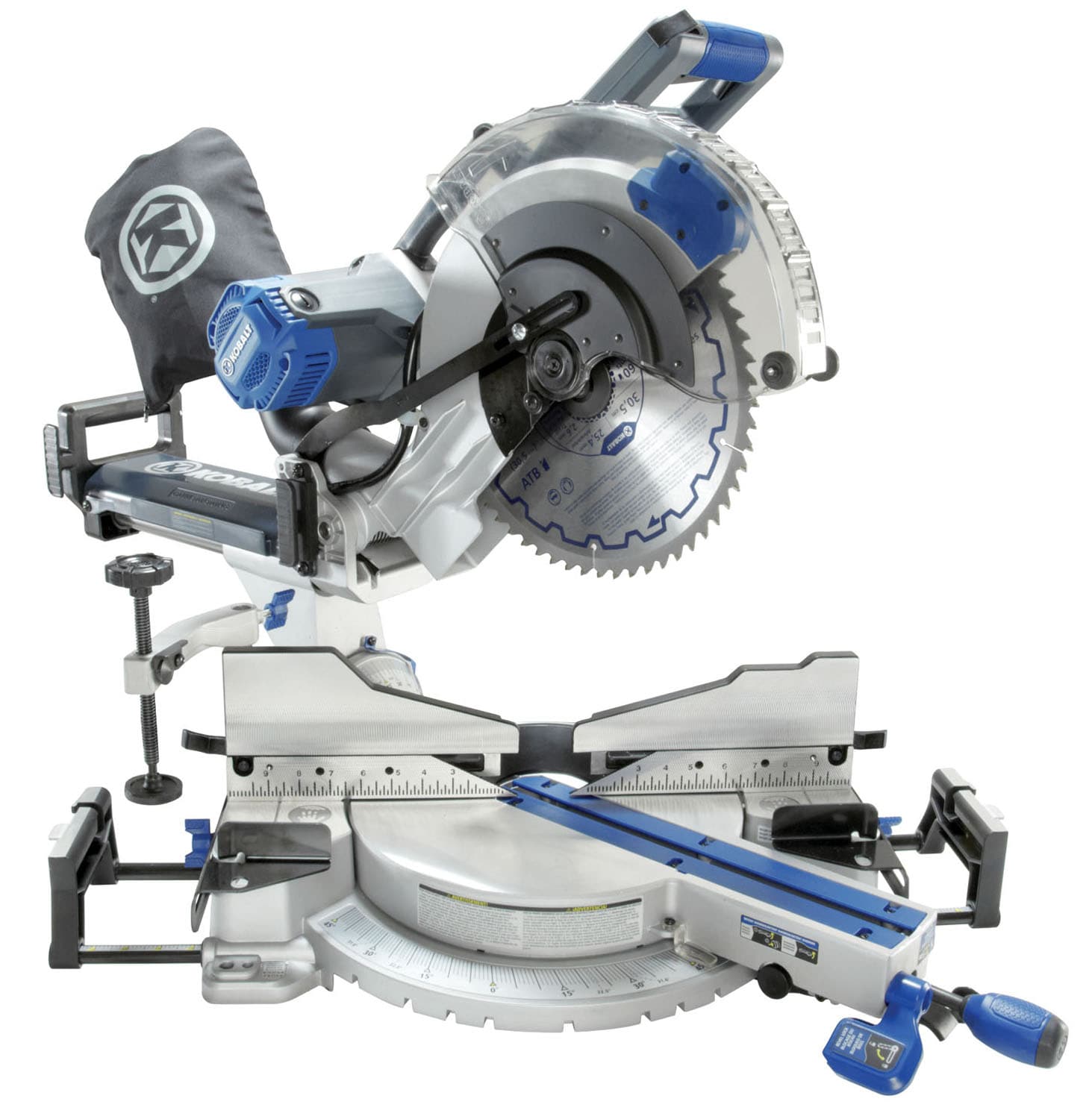 Kobalt Lowes 12-in 15-Amp Dual Bevel Sliding Compound Corded Miter Saw with  Laser Guide at