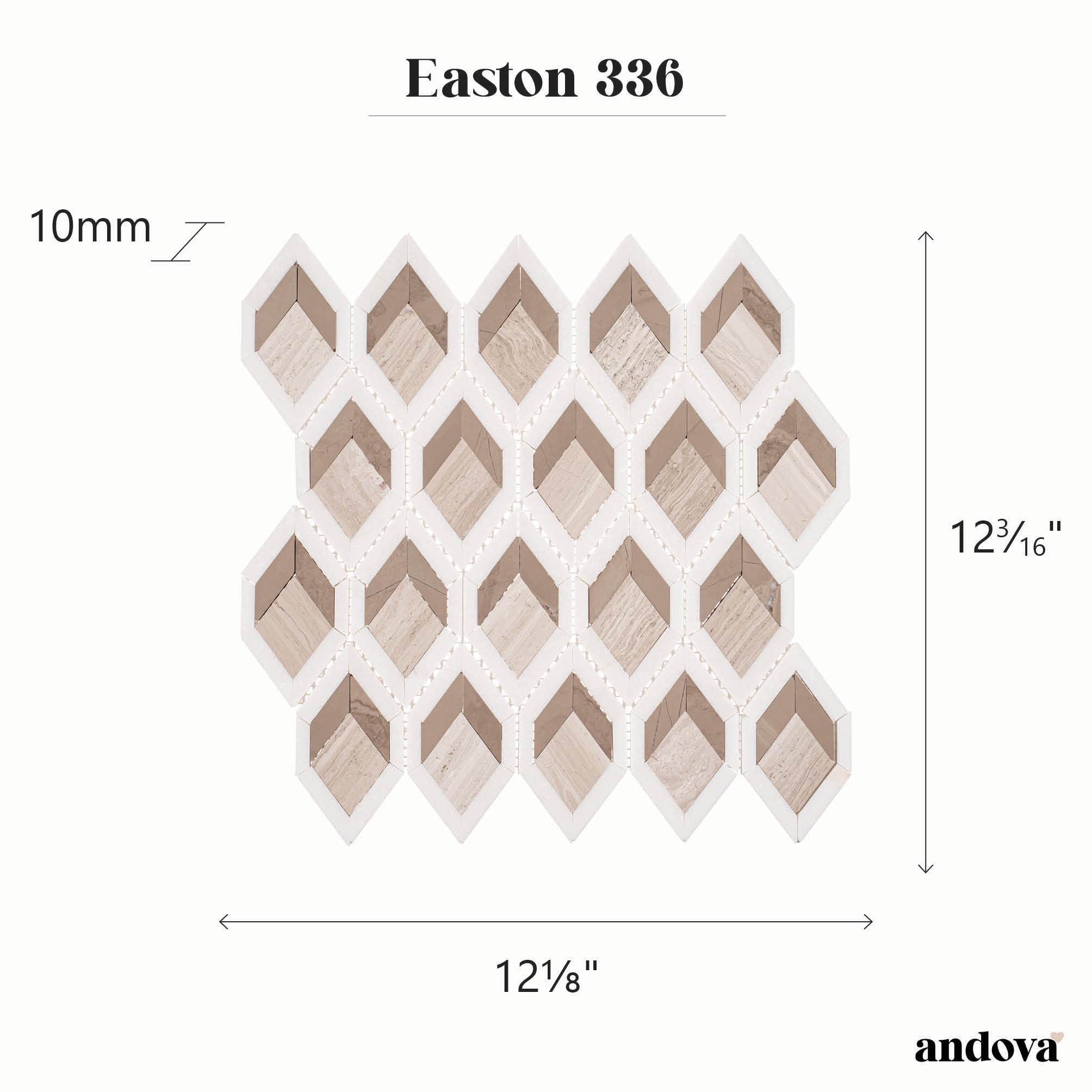 Andova Tiles ANDEAS336 Ceramic-Tile - View #6