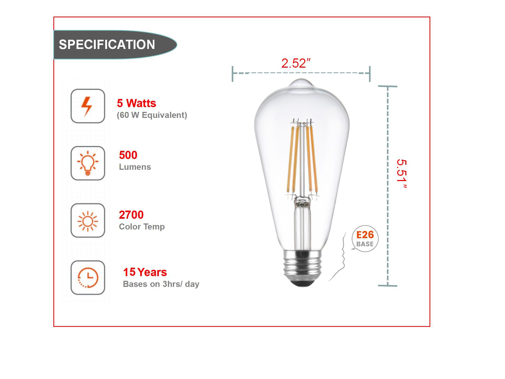 Utilitech 3ST19DG5WCL27K3P Led-Lights - View #4