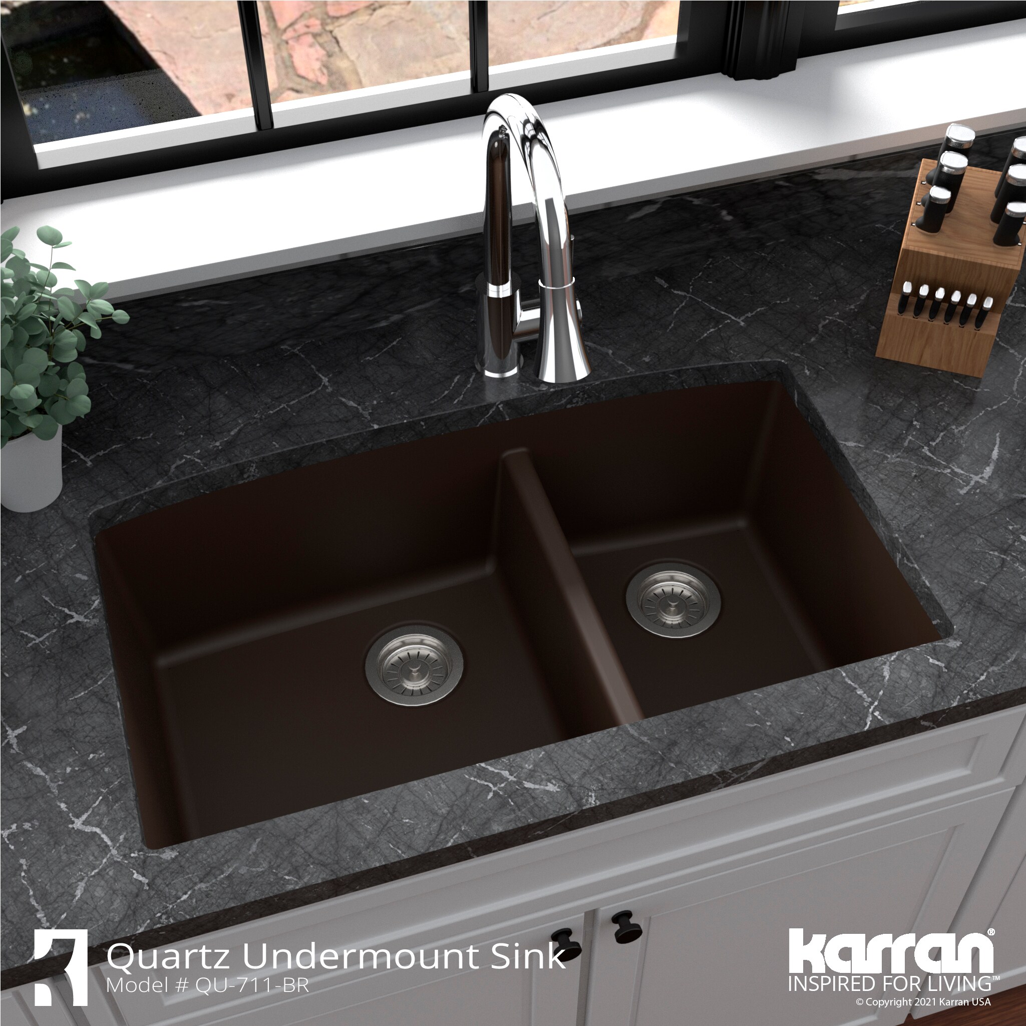 Karran QU-711-BR-PK1 Kitchen-Sinks - View #7