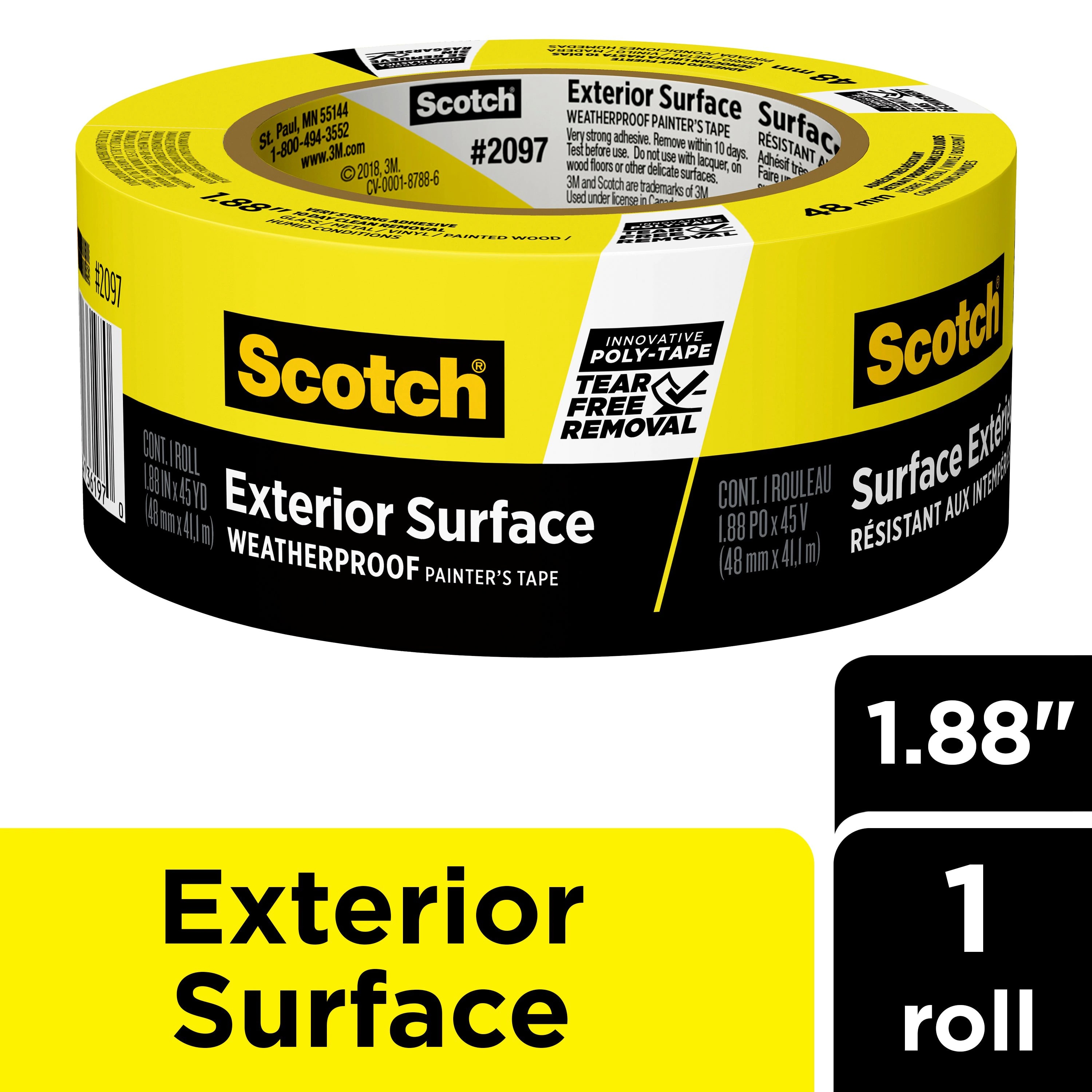 Scotch Exterior 1.88-in x 45 Yard(s) Painters Tape in the Painters Tape  department at