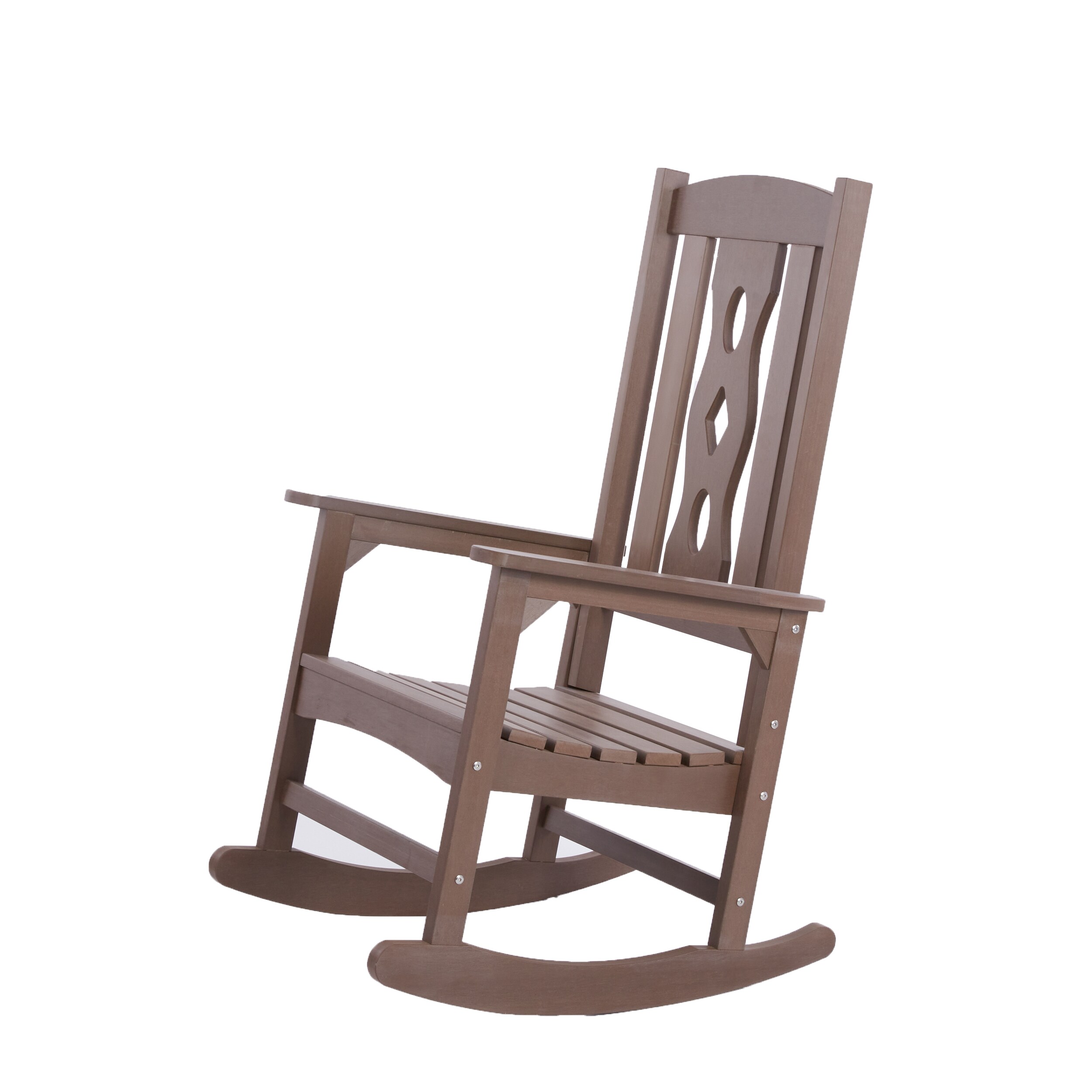 Plastic outdoor discount rocking chairs lowes