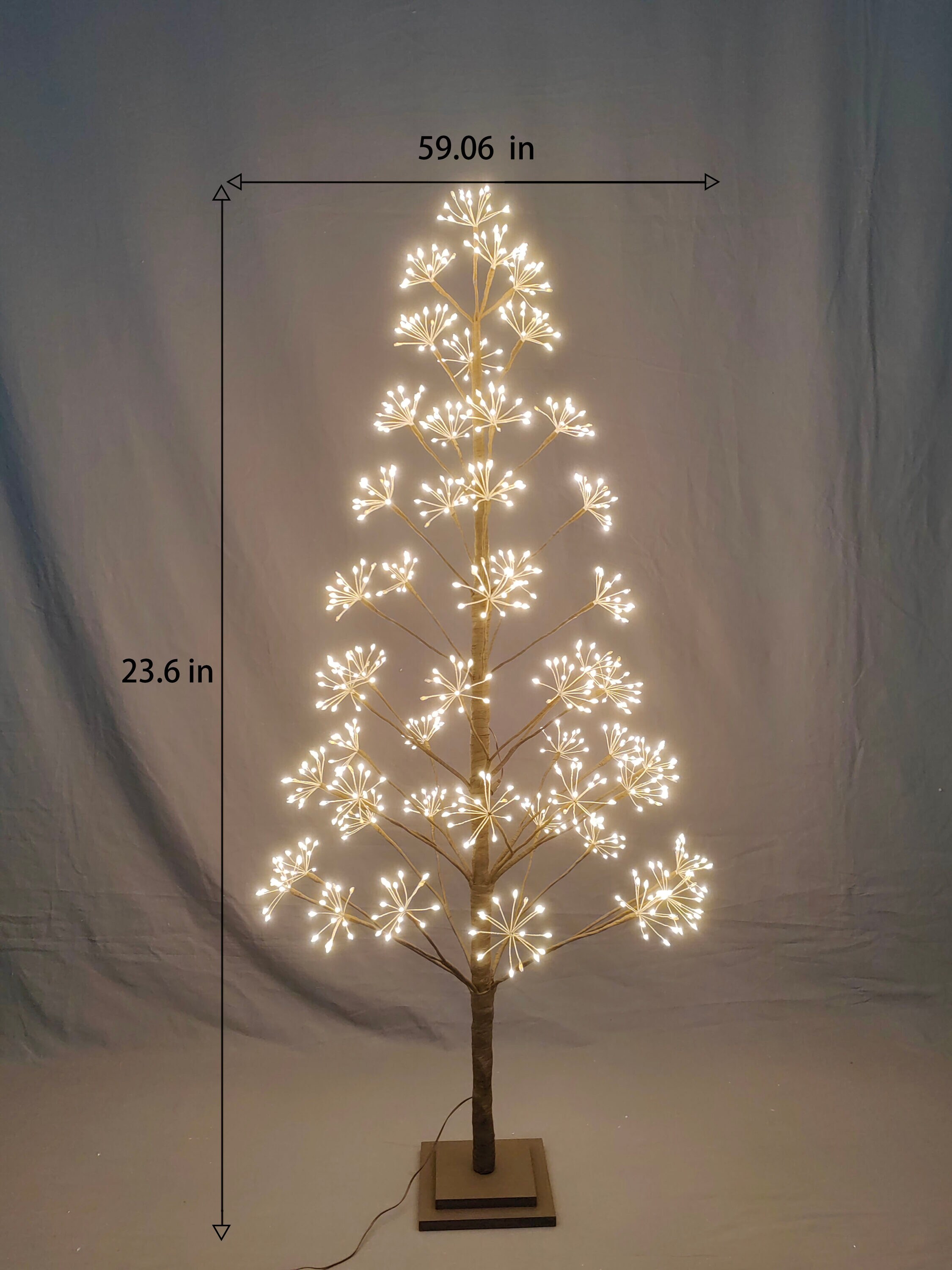 Hi-Line Gift 37524-BR-M Artificial-Christmas-Trees - View #2