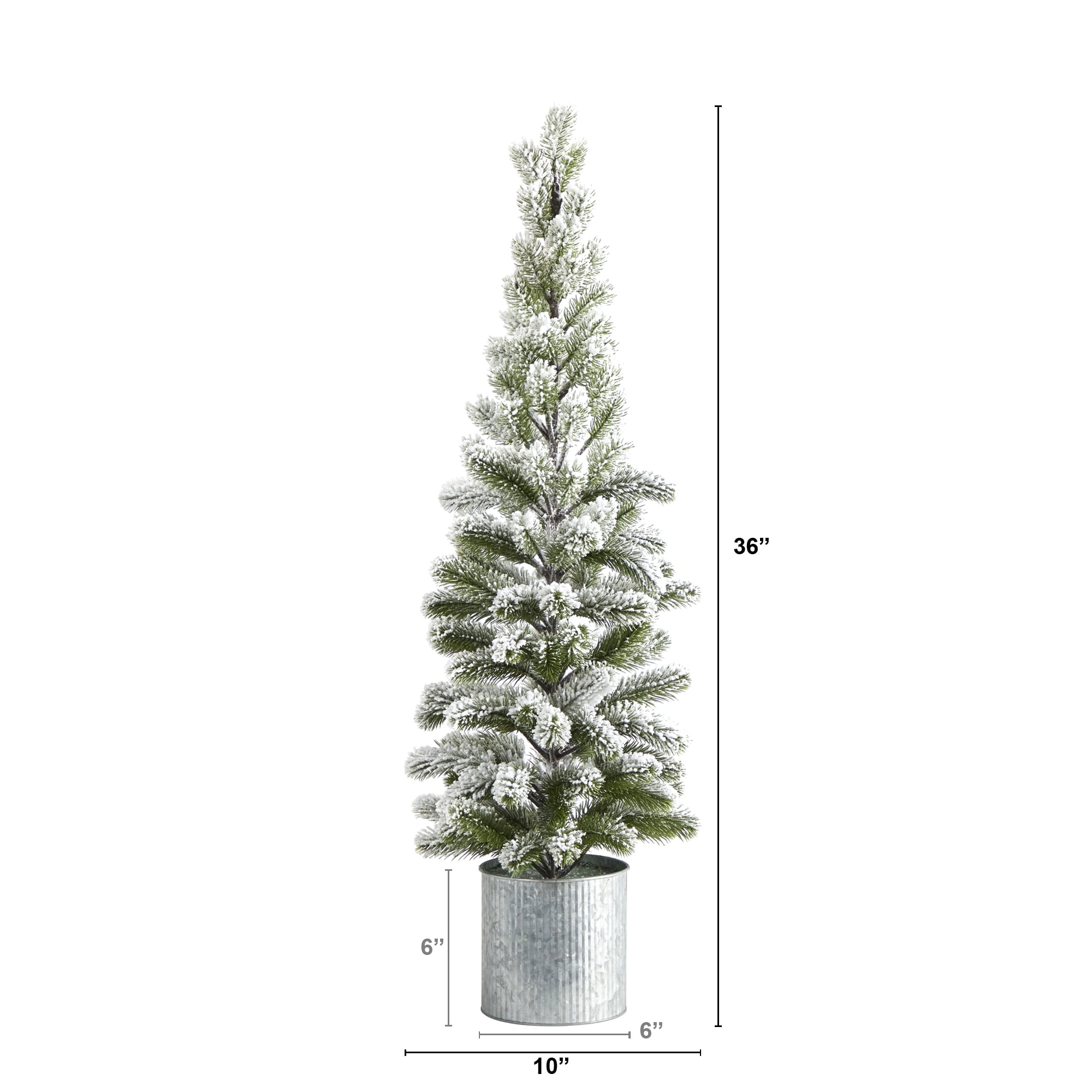 Nearly Natural T1501 Artificial-Christmas-Trees - View #3