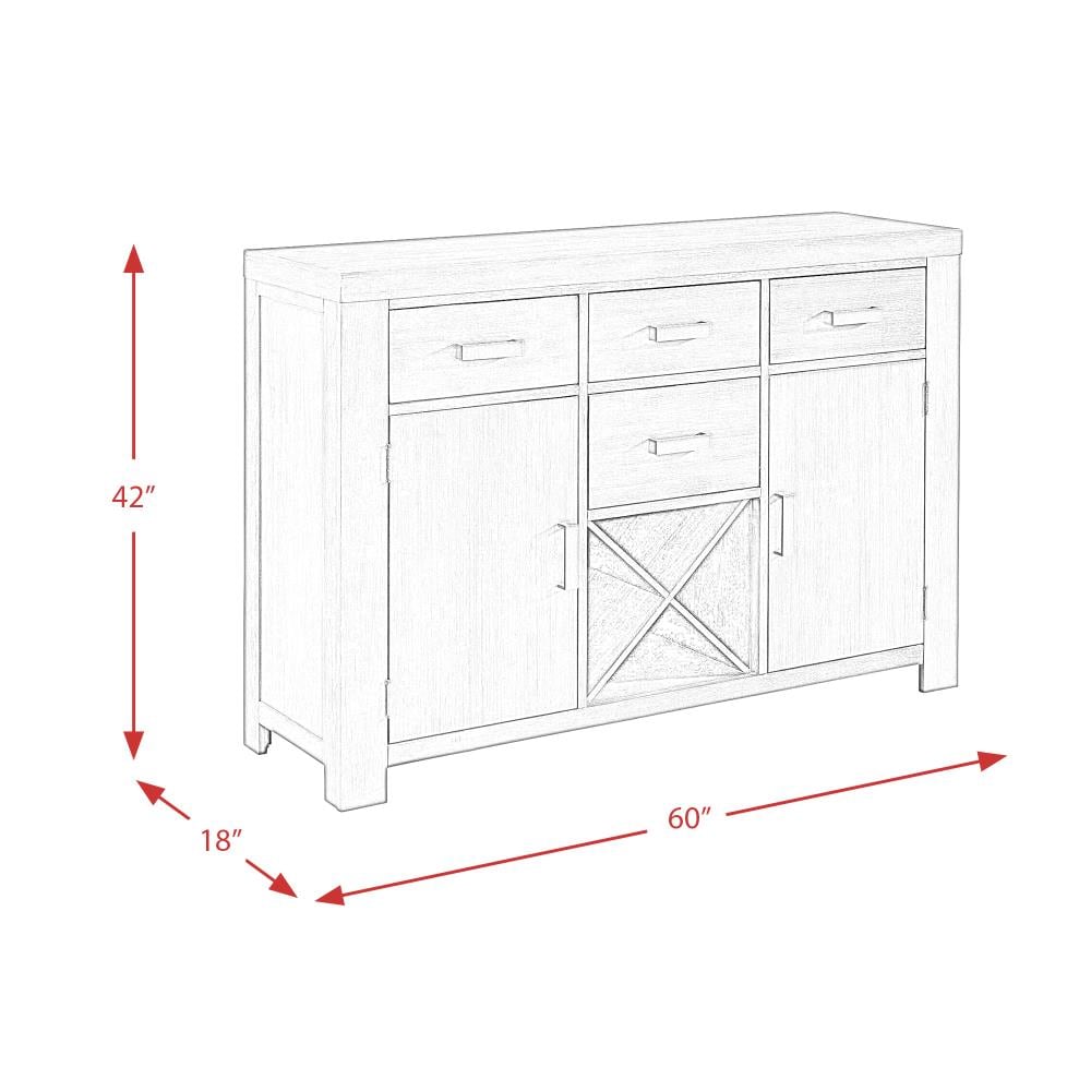 Picket House Furnishings Jasper Transitional Black Wood Acacia China ...