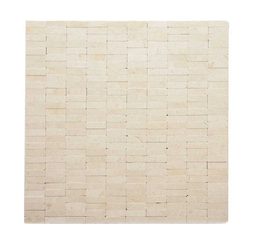 Solistone 4024FS Post Modern 10-Pack Mondrian 12-in x 12-in Honed Natural Stone Marble Uniform Squares Wall Tile