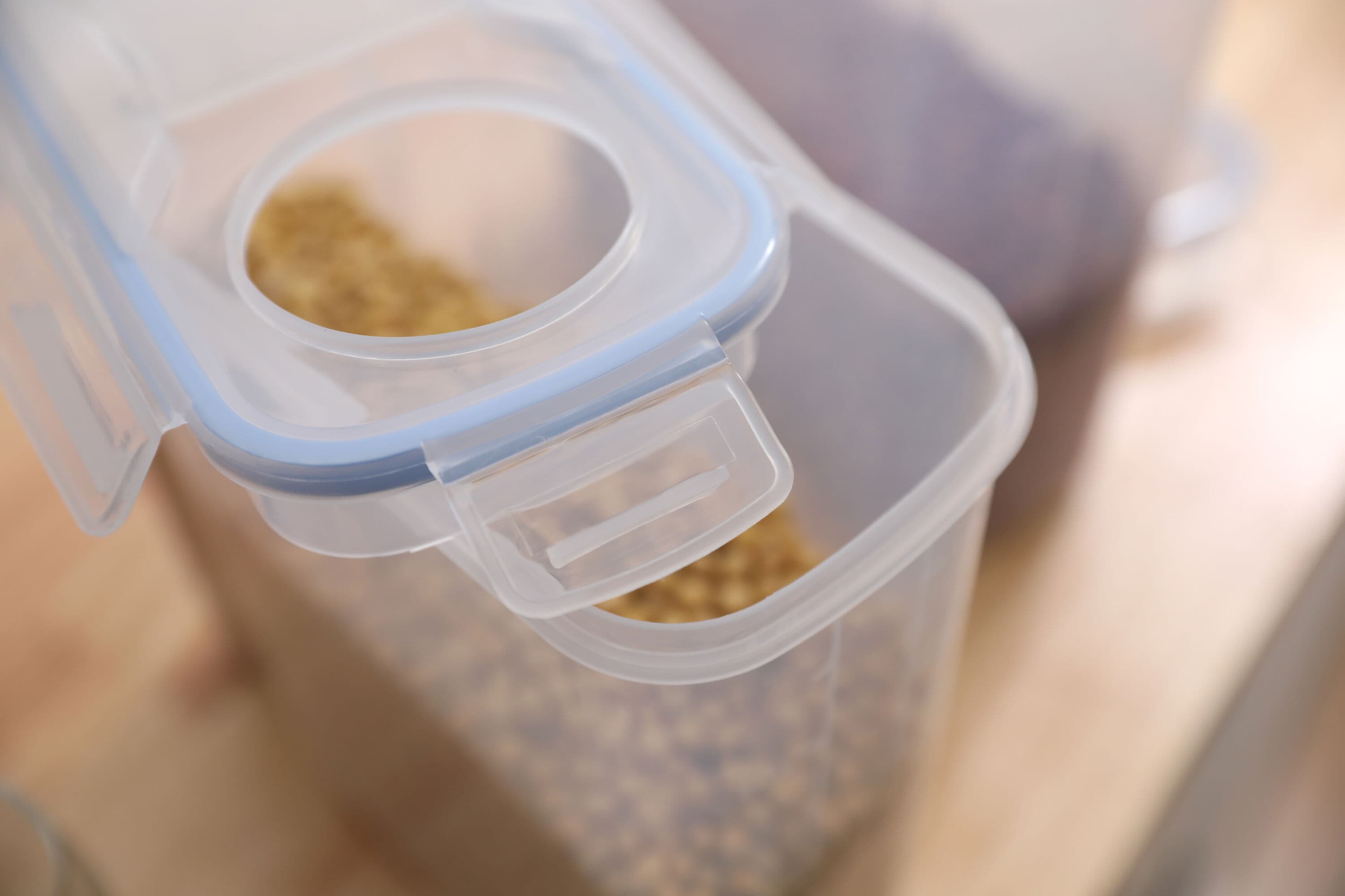 Basicwise Large BPA-Free Plastic Food Cereal Containers with