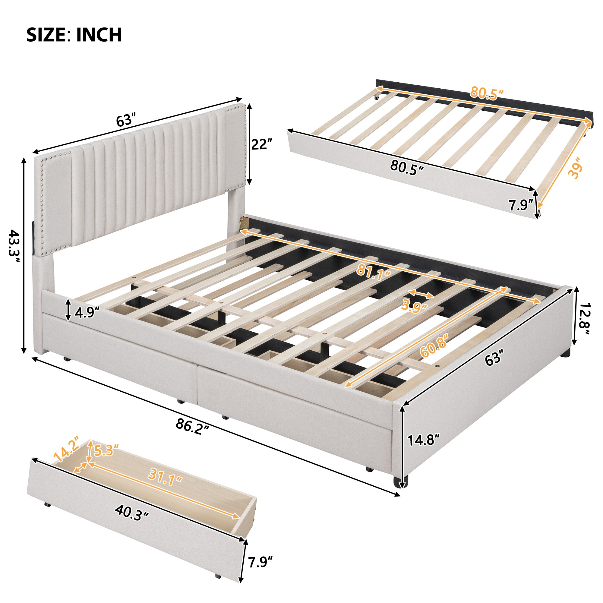 ModernLuxe L-SF000015AAA beds - View #3