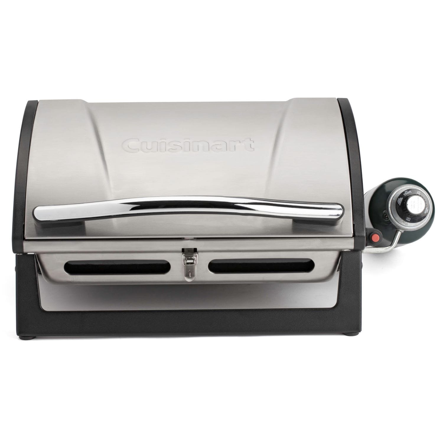 Cuisinart Portable Stainless Steel Propane Grill - 146 Sq In Cooking  Surface, 8000 BTU Burner, Compact Design - Ideal for Camping, Tailgating,  and More at