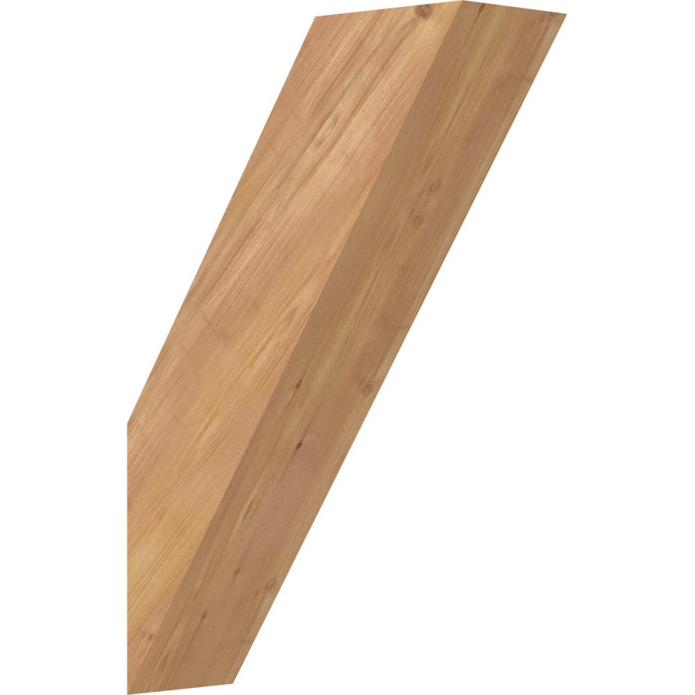 Ekena Millwork BRC06X16X24TRA00SWR 5-1/2-in x 16-in x 24-in Western Red Cedar Unfinished Wood Traditional Smooth Knee Brace