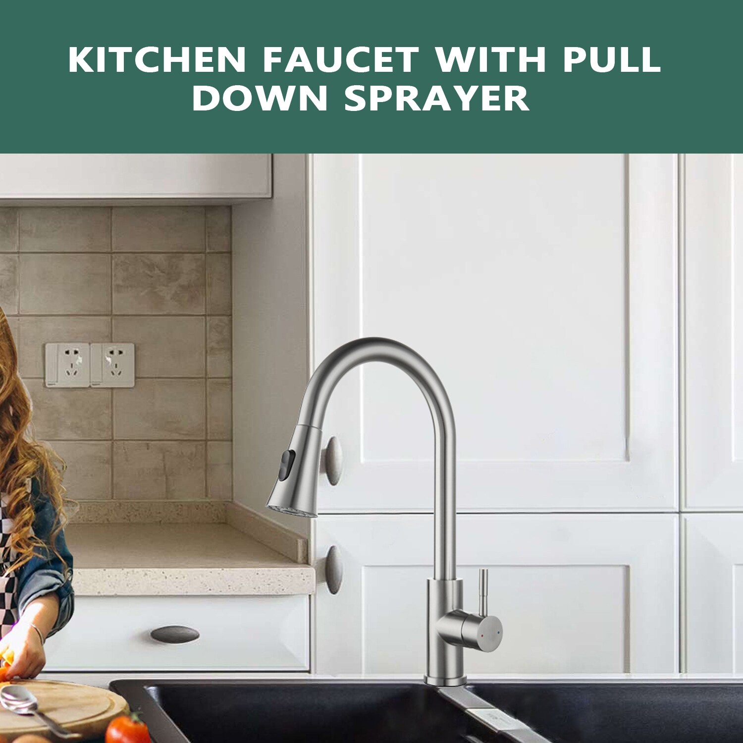 Maincraft 027HK80BN Kitchen-Faucets - View #8