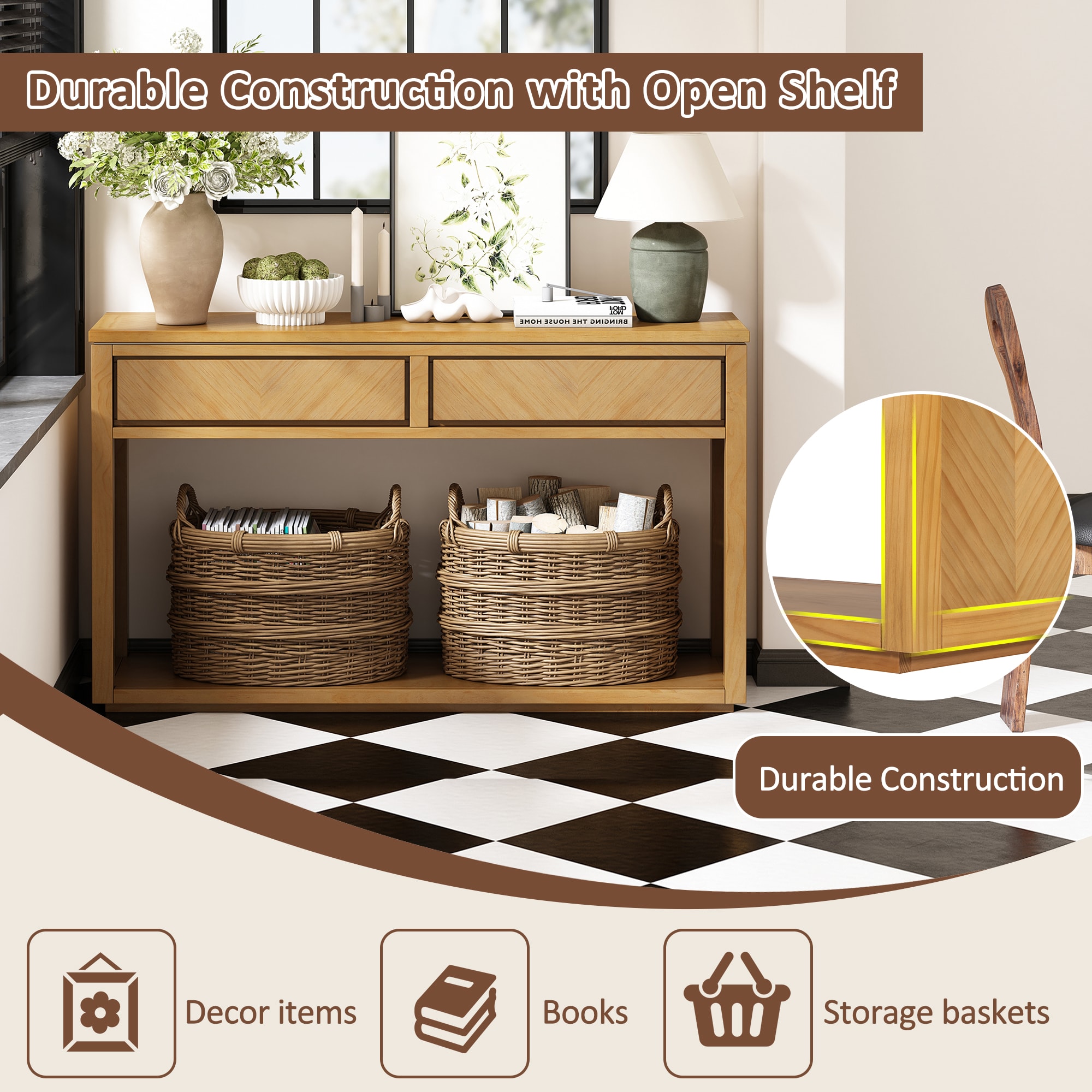 ModernLuxe N715P235096N Console-Sofa-Tables - View #6