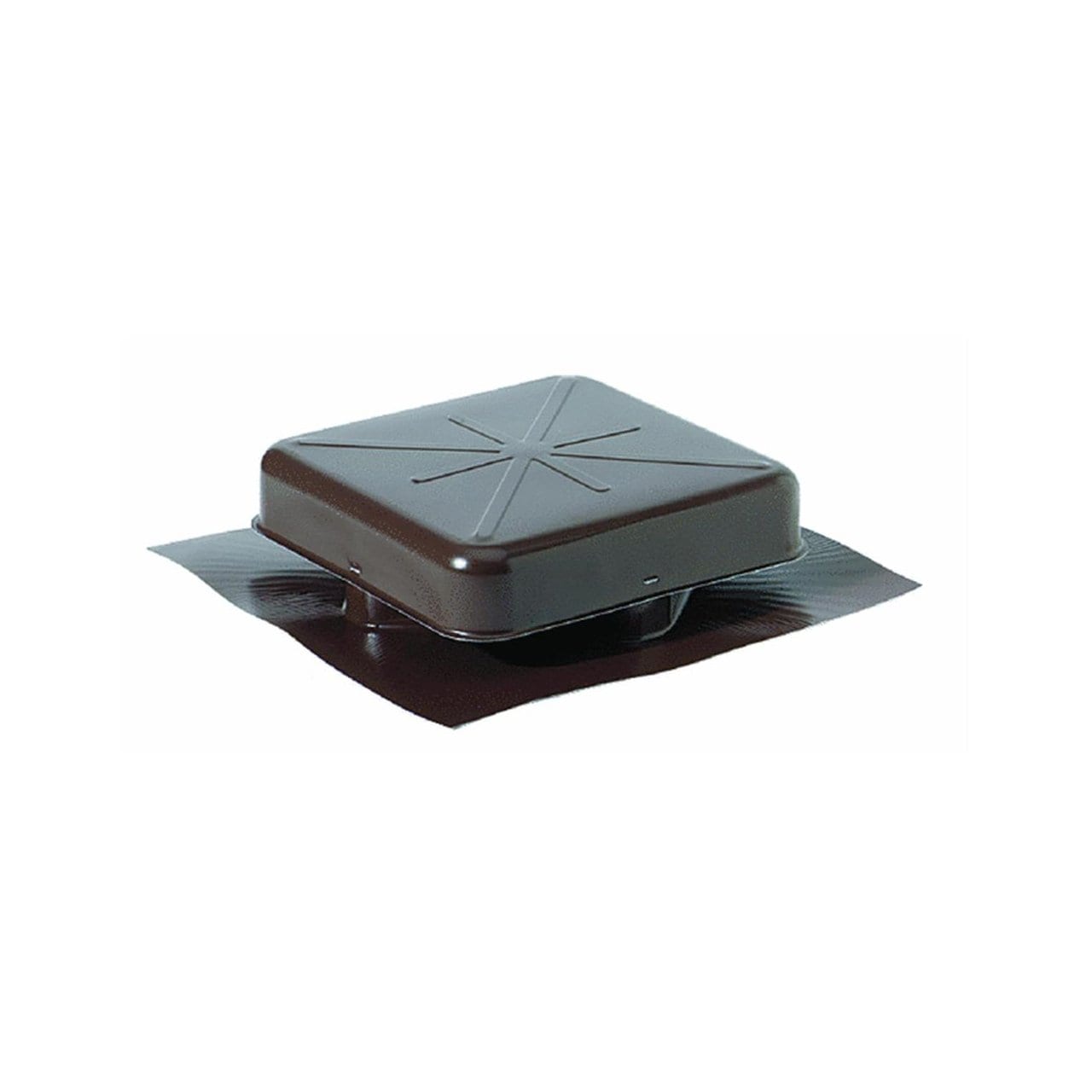 Air Vent 16 Brown Aluminum Square Roof Vent for Efficient Attic Airflow