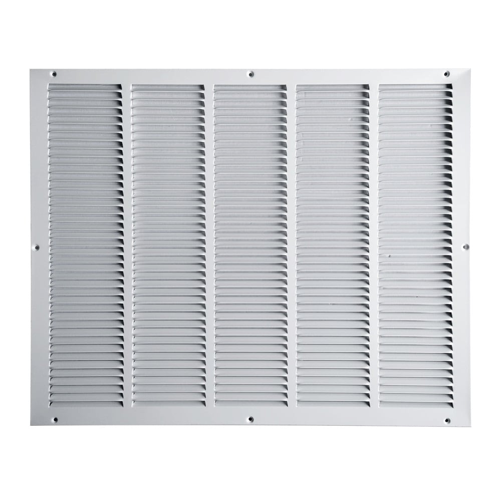 RELIABILT 7112520WH 25-in x 20-in Steel White Sidewall/Ceiling Grille