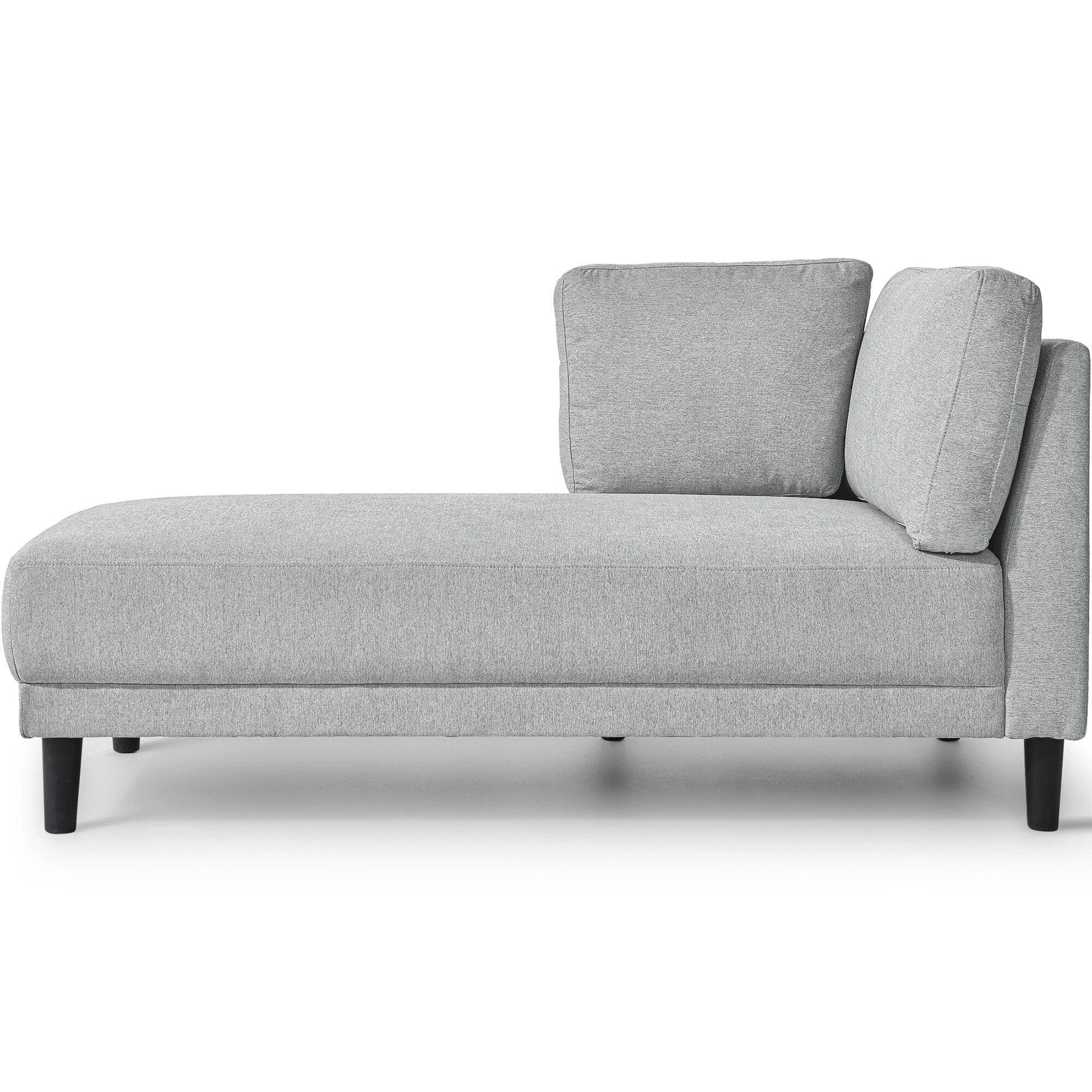GZMR GZ-HSE80W Mid-Century Modern Fabric Corner Lounge Chair Modern Grey Corner Chair
