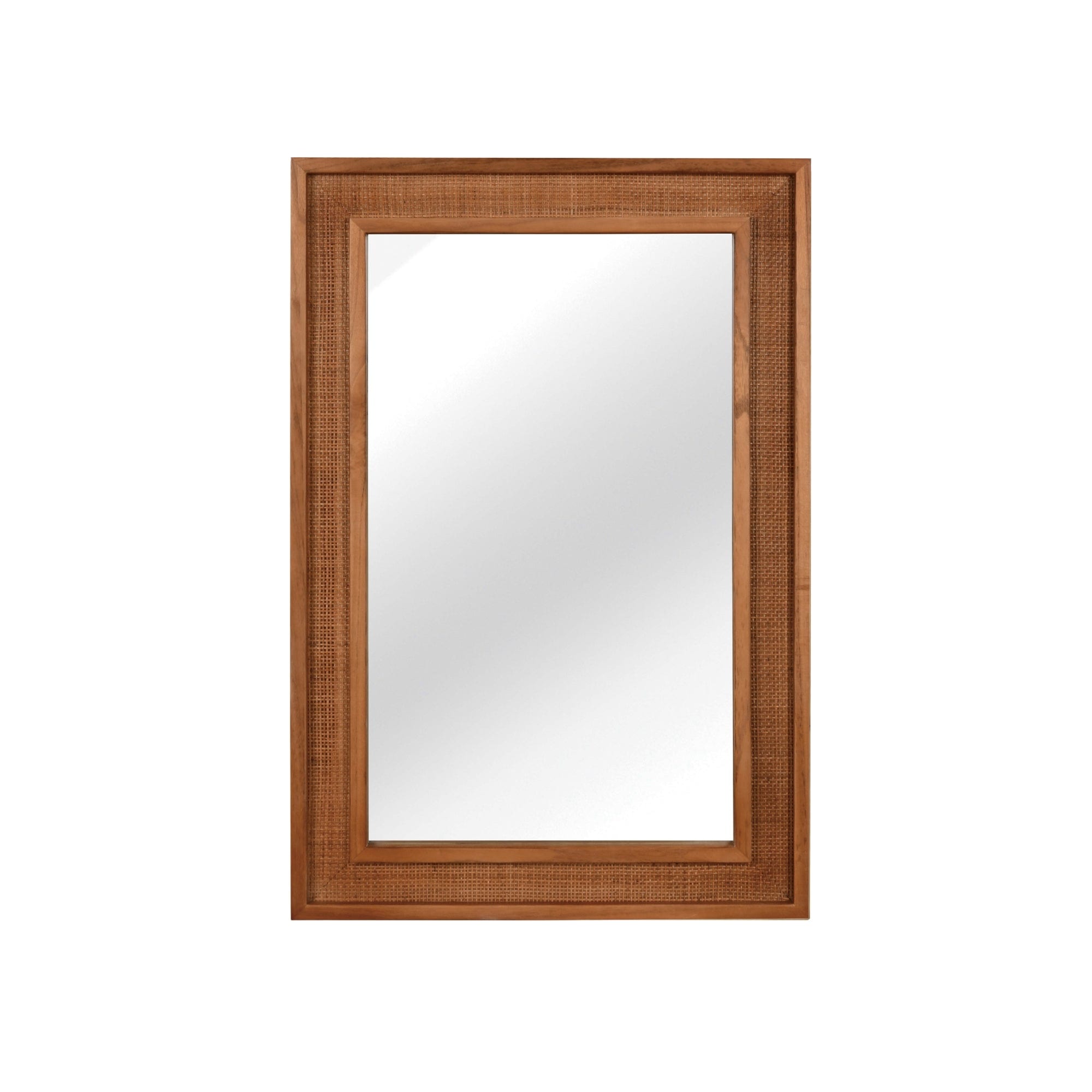 Vanityfus  30-in W 20-in H Rectangle Yellowish-Brown Framed Bathroom Vanity Mirror Wall Mirror