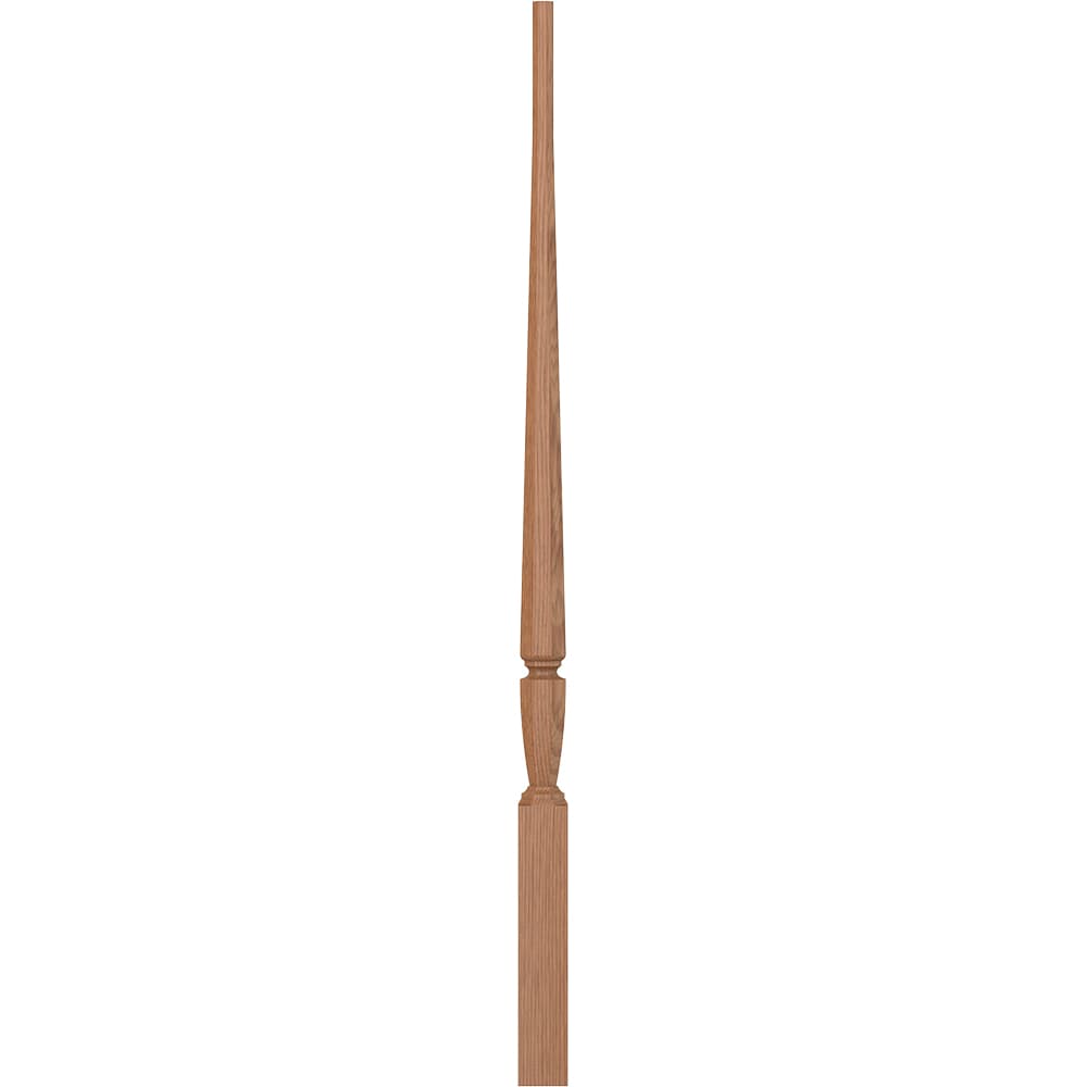 L.J. Smith Stair Systems LJP-20158-WO 38 38-in x 1.75-in Unfinished White Oak Pin Top Stair Baluster