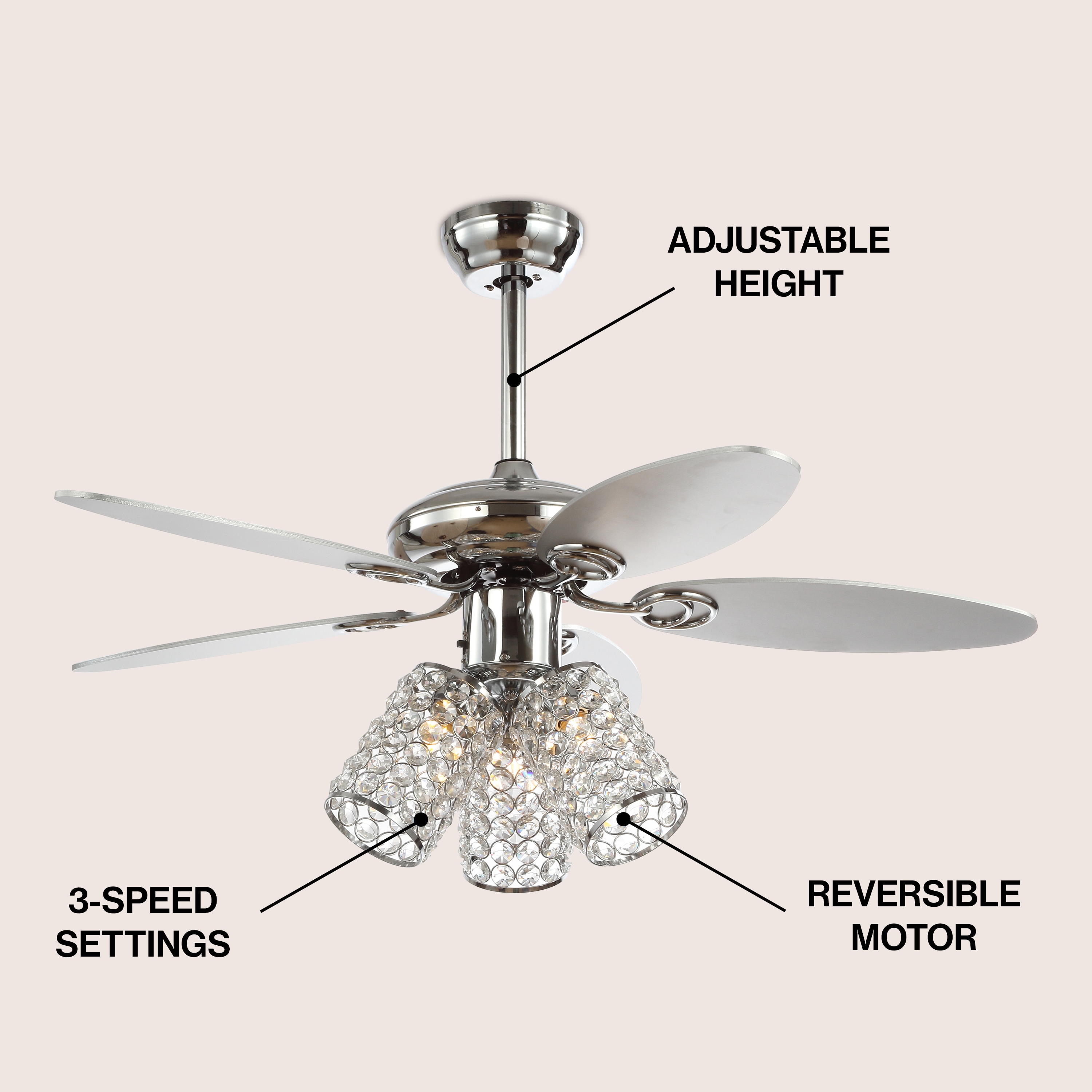 JONATHAN  Y JYL9705A Ceiling-Fans - View #4