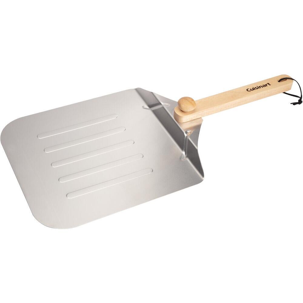 Extra-Large Stainless Steel Wide Spatula Turner with Strong Wooden Handle -  Dishwasher Safe Pizza Peel Kitchen
