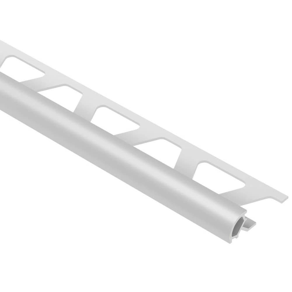 Schluter Systems PRO125PG Rondec 0.5-in W x 98.5-in L Classic grey PVC Bullnose Tile Edge Trim