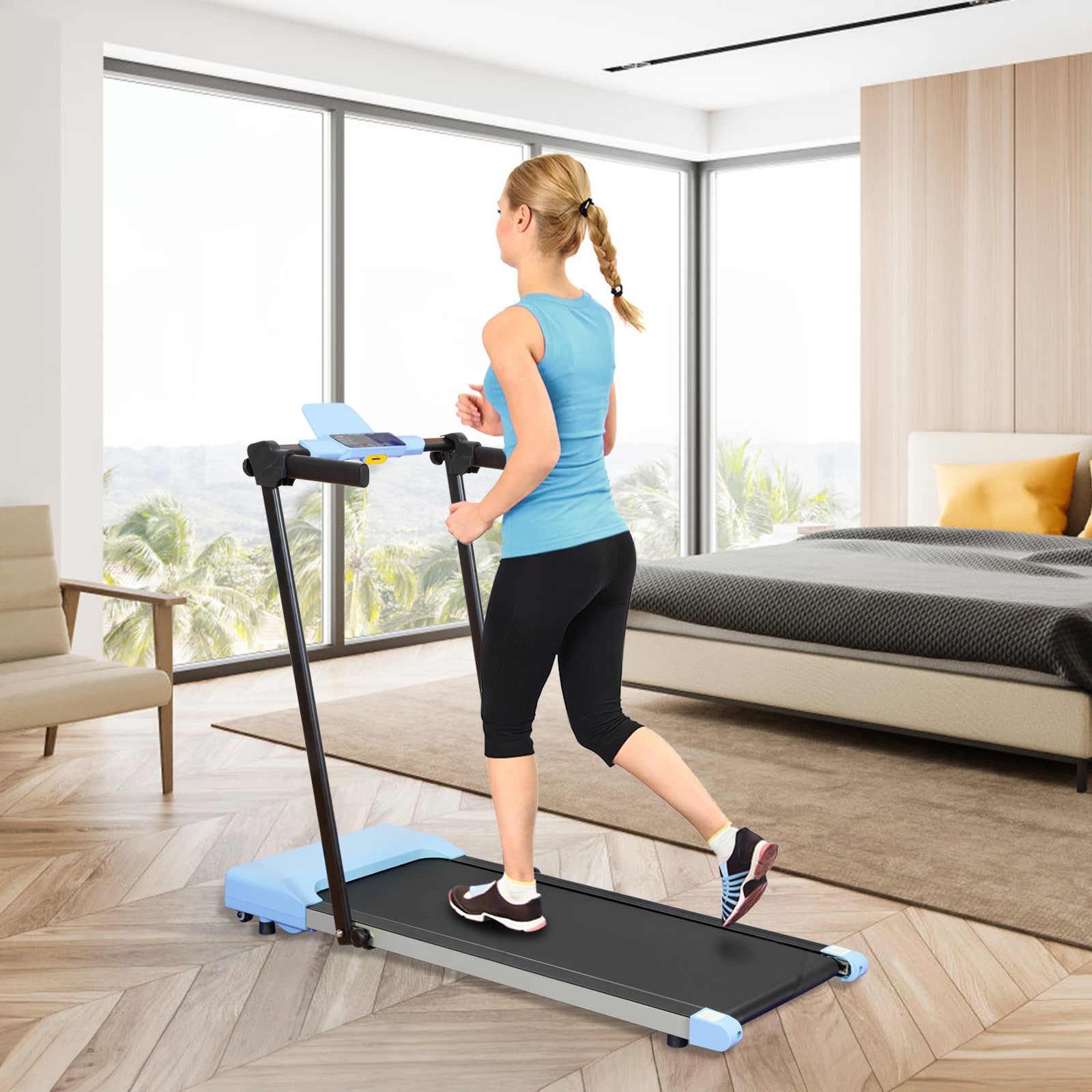 JANSNO Treamill Foldable Treadmill