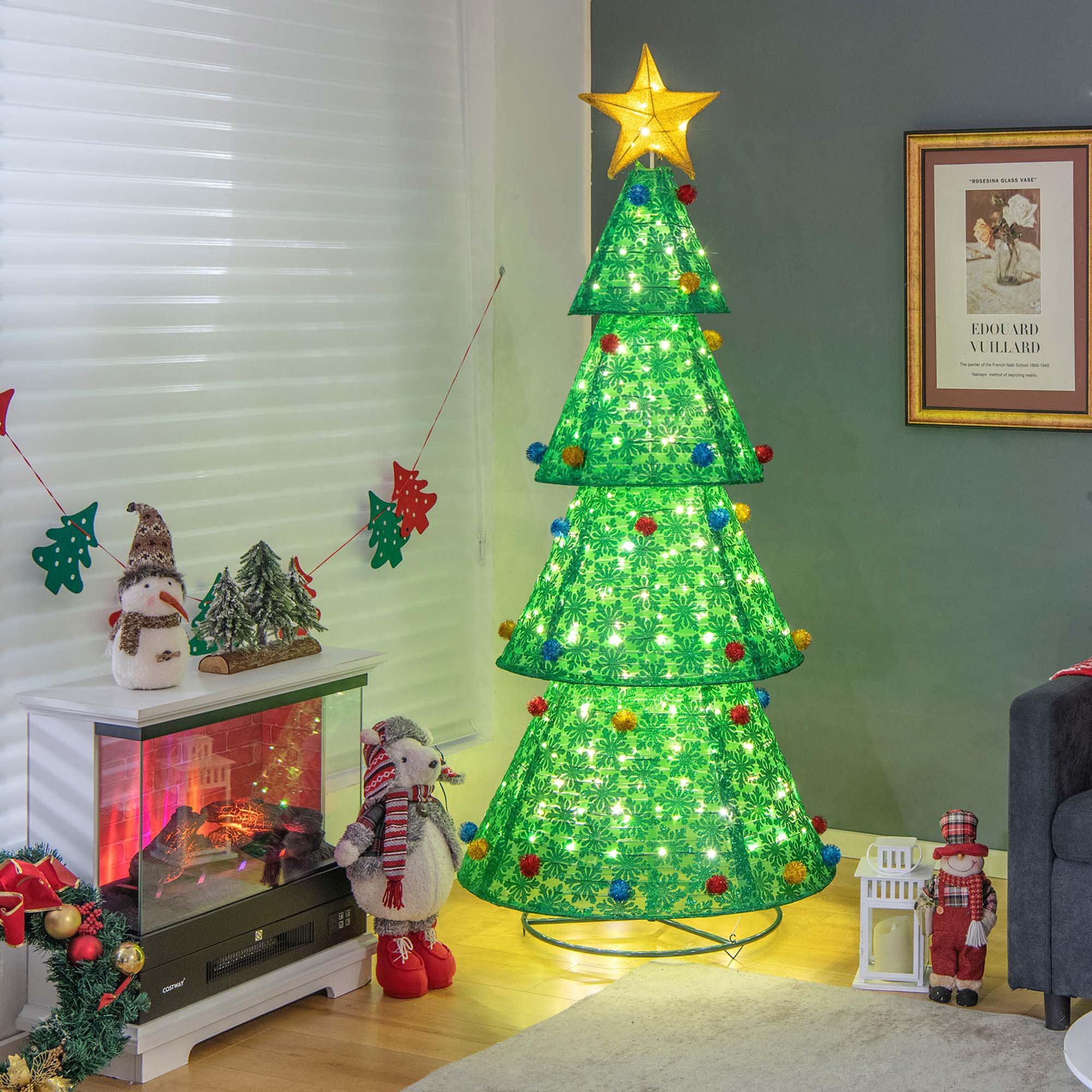 Costway LWS00730 Table-Christmas-Decorations - View #9