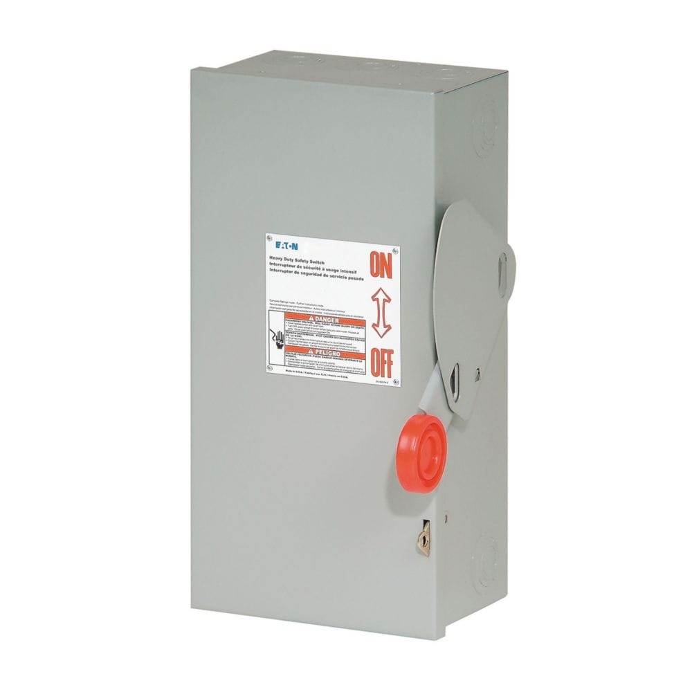 Eaton Heavy Duty Fusible Safety Switch 30 Amp 600 Volt 3-Pole NEMA 3R Sansujyuku sansujyuku.com