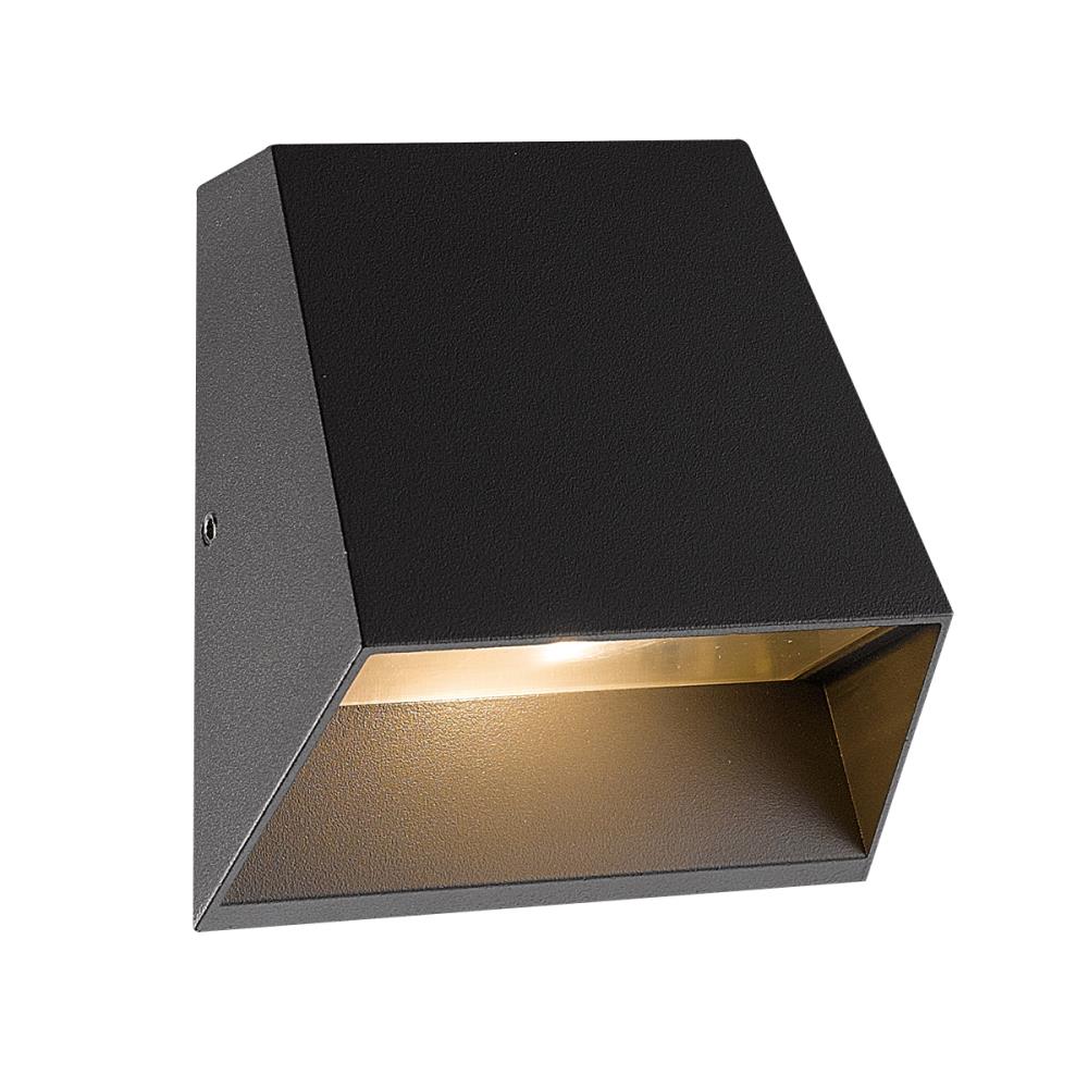 Eurofase 28281-023 Kilo 4.75-in H Gray Hardwired Integrated LED Outdoor Wall Light
