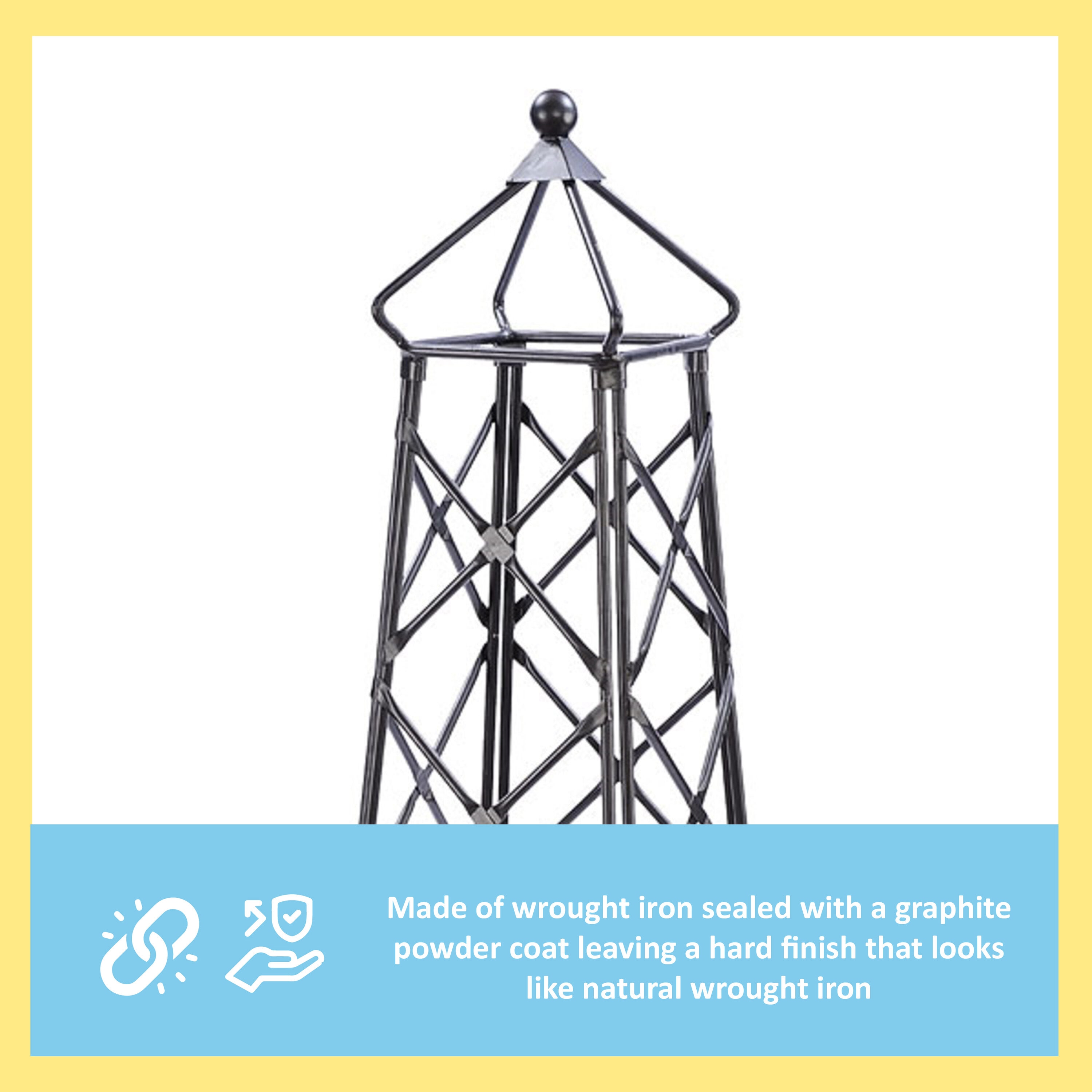 ACHLA Designs OBL-25 Garden-Trellis - View #4