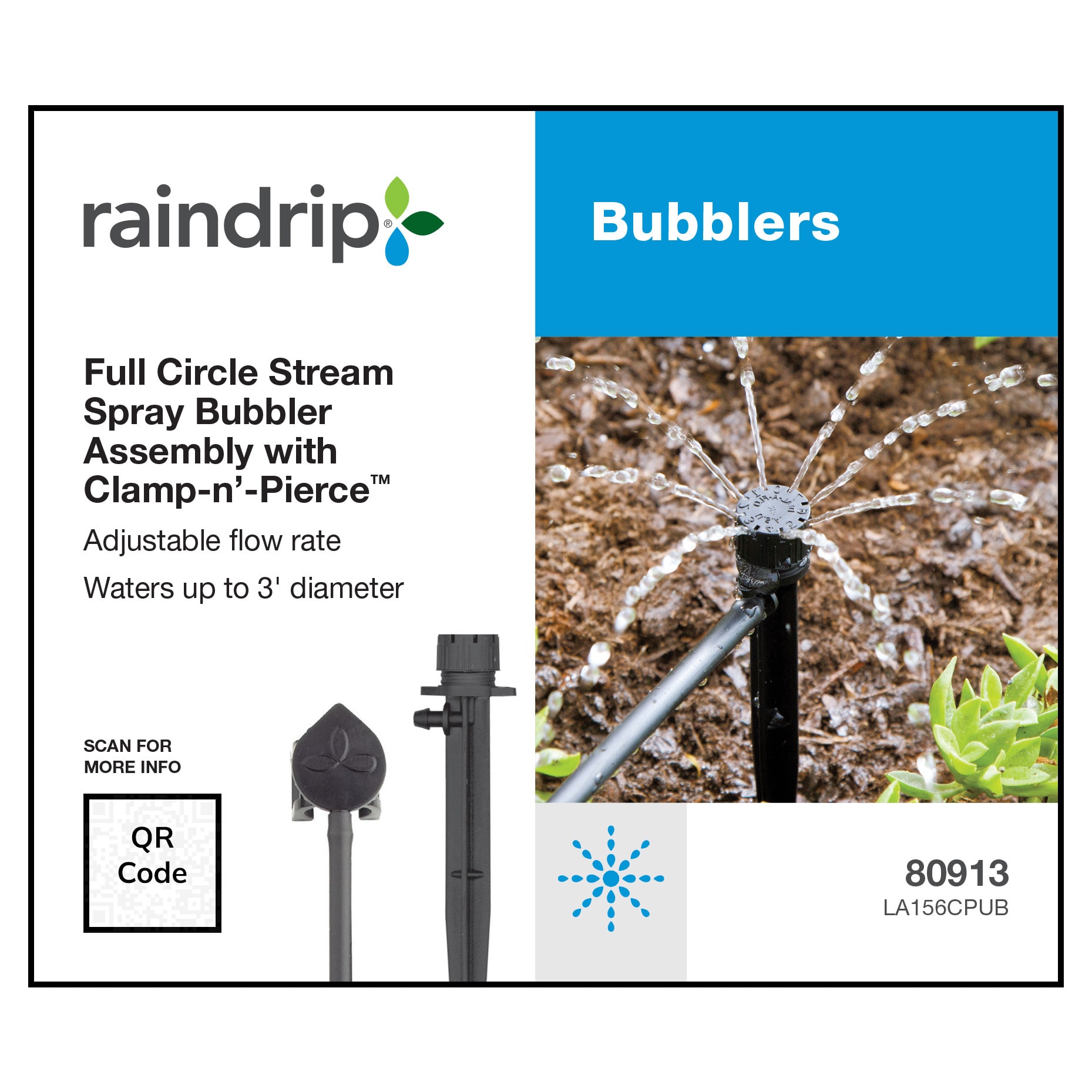 Raindrip LA156CPUB Drip-Irrigation-Water-Emitters - View #8