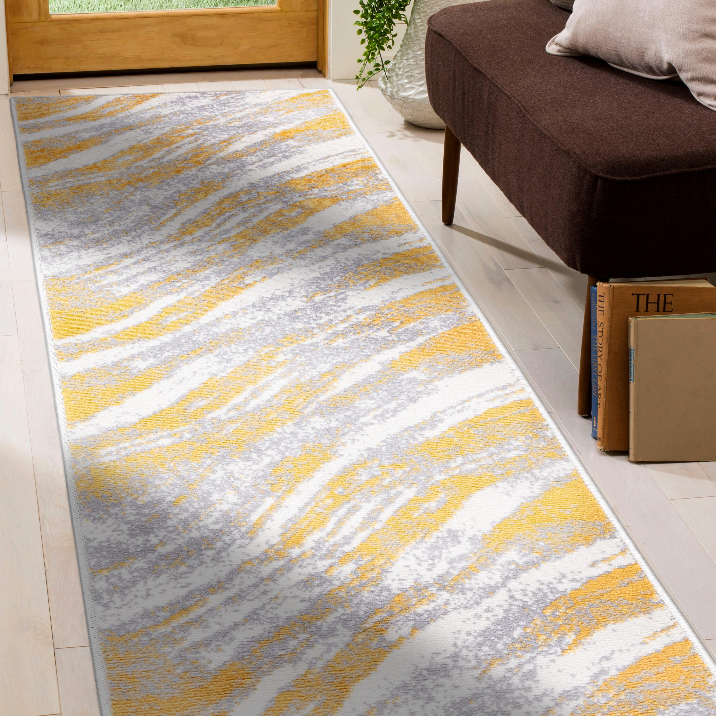 World Rug Gallery 2055YELLOW2X7 rugs - View #3