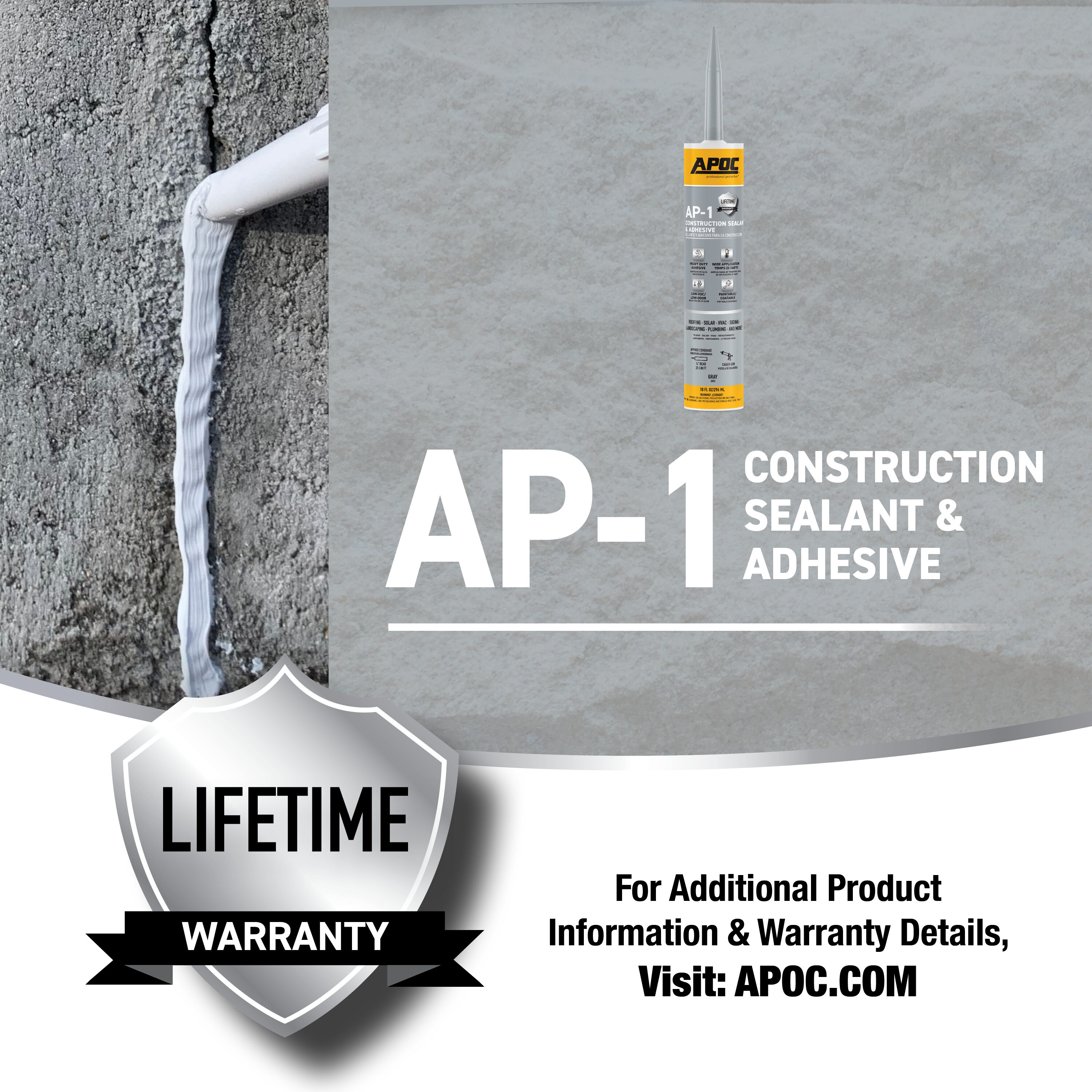 APOC AP-1000-7-61 Roof-Sealants - View #4