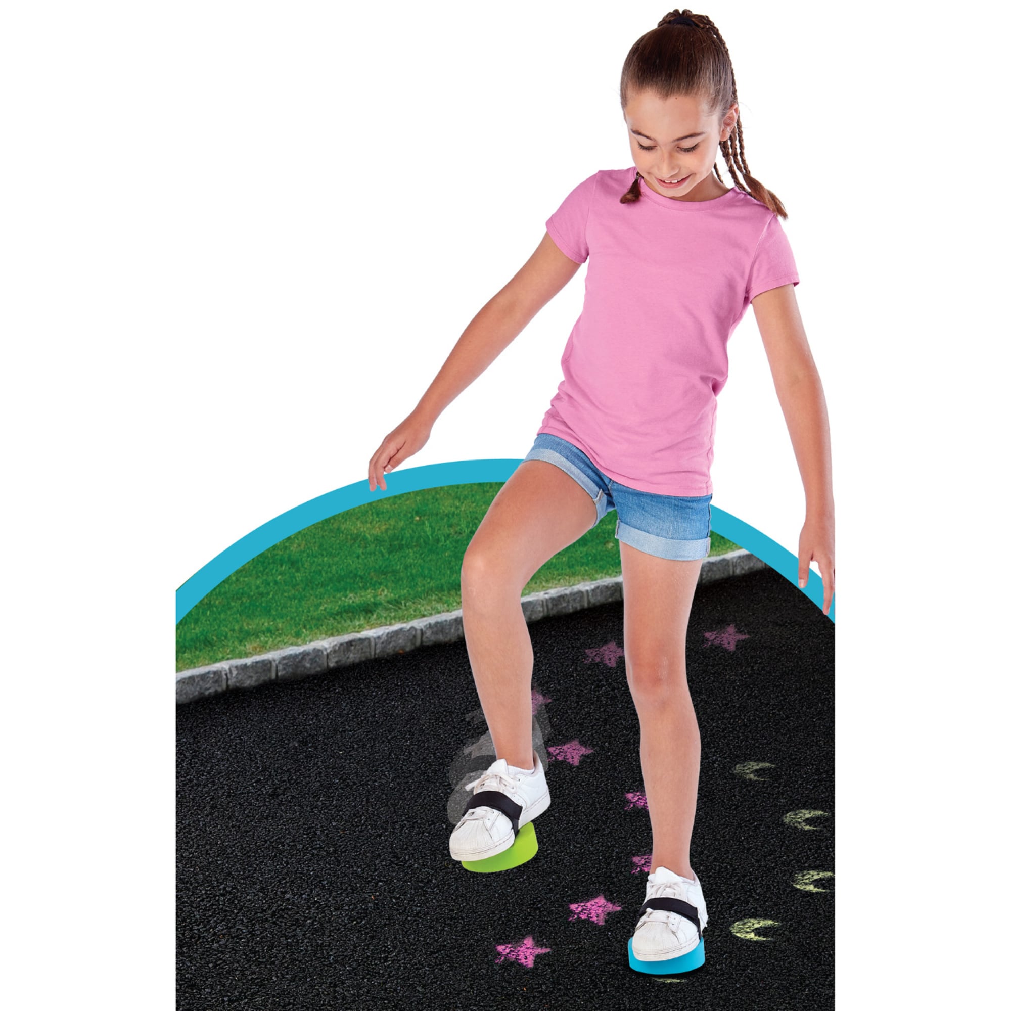 Crazy Cool Chalk Stomp Stampers Washable Outdoor Chalk Set