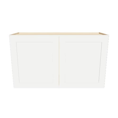 Diamond Express Jamestown 36-in W x 21-in H x 11-in D White Wall Fully Assembled Plywood Cabinet (Recessed Panel Shaker Door Style)