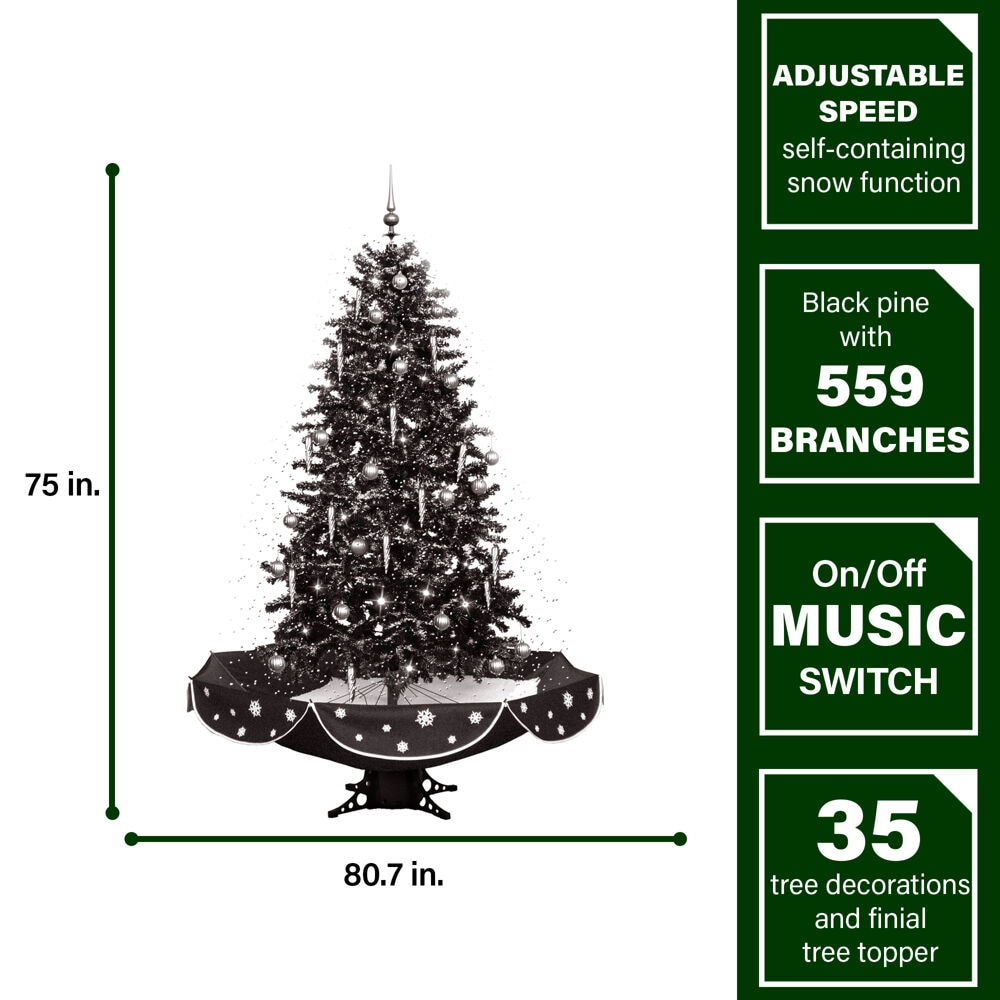 Fraser Hill Farm FSTR075A-BLK Artificial-Christmas-Trees - View #2