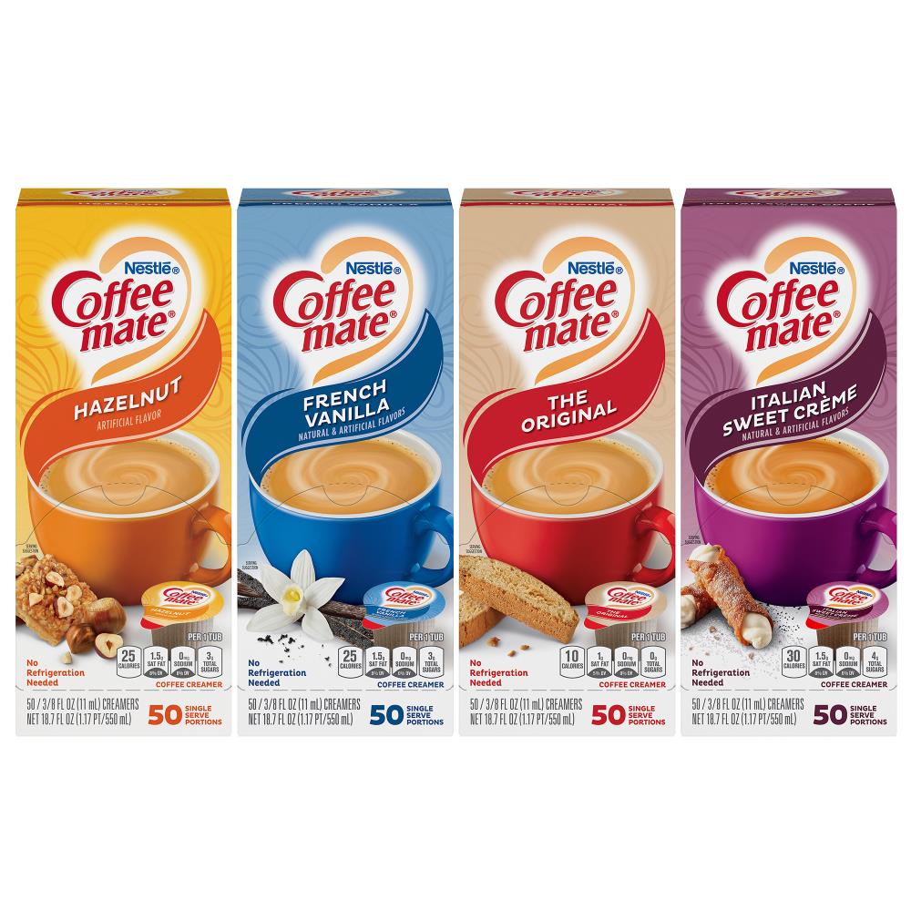 Coffee Mate Coffee mate singles variety pack 4-Pack Single-Serve Non-dairy  Creamer