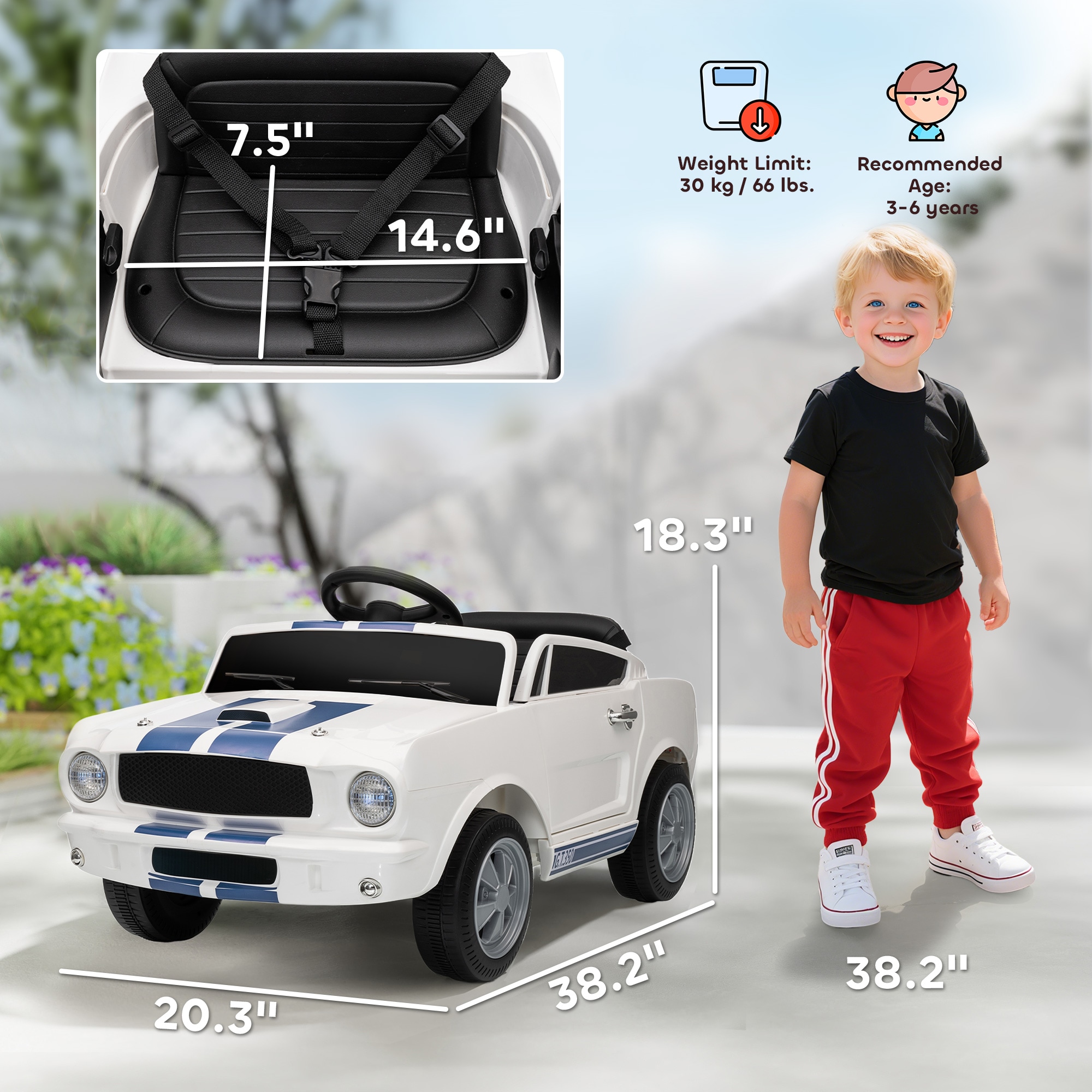 Qaba 370-387V80WT Play-Toys - View #3