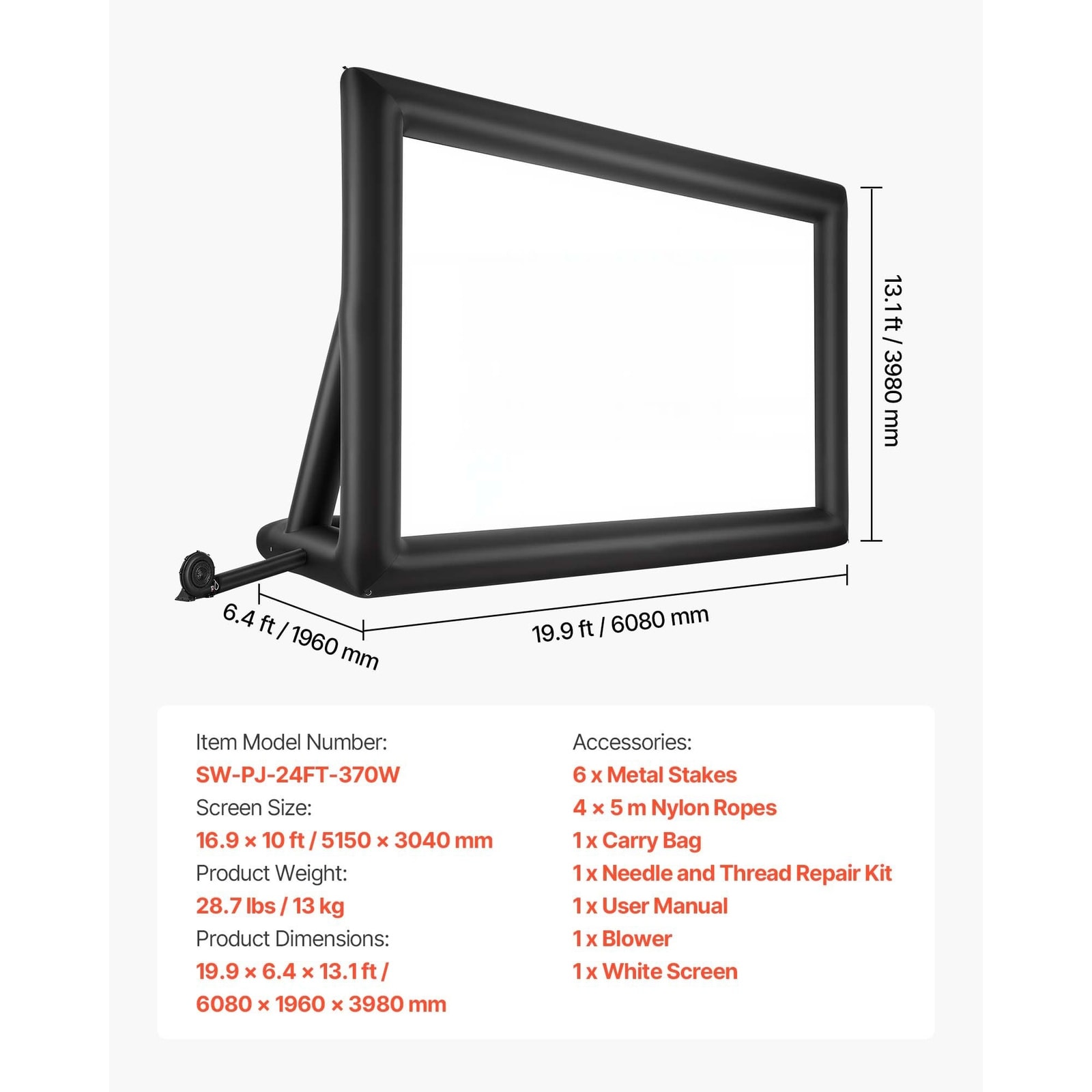 Mecale YAS-JM6NI7 Inflatable-Movie-Screens - View #3